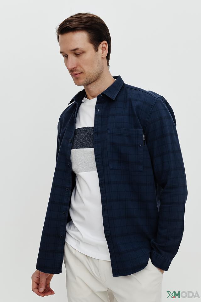 Рубашка в клетку Tom Tailor denim