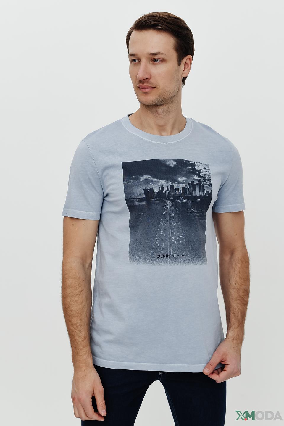 Футболка Tom Tailor denim boy голубая