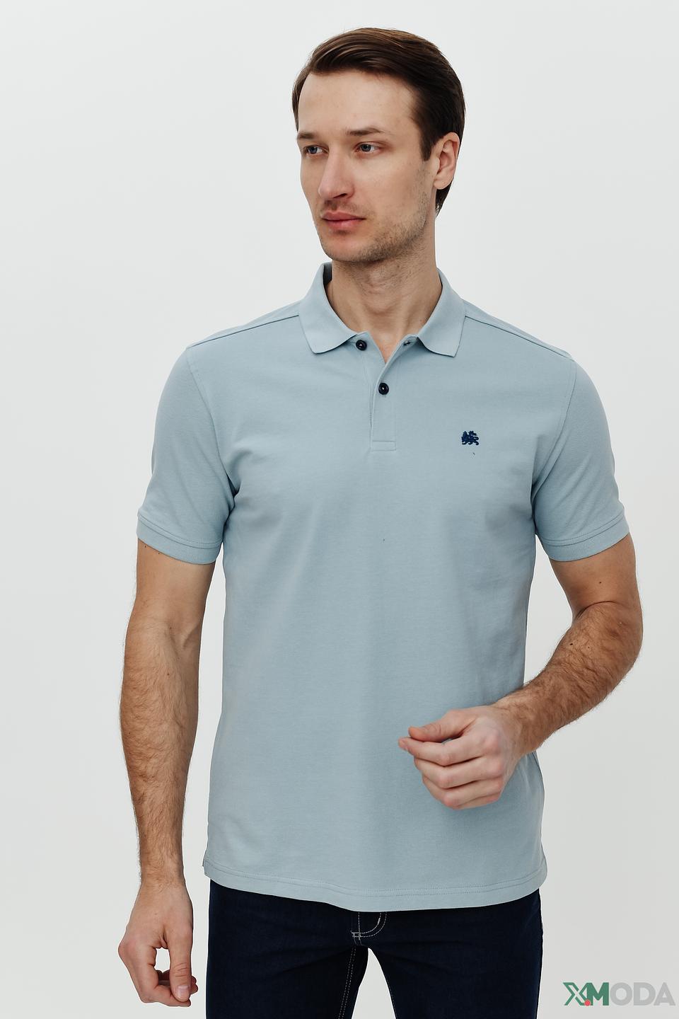 Поло Lerros голубое