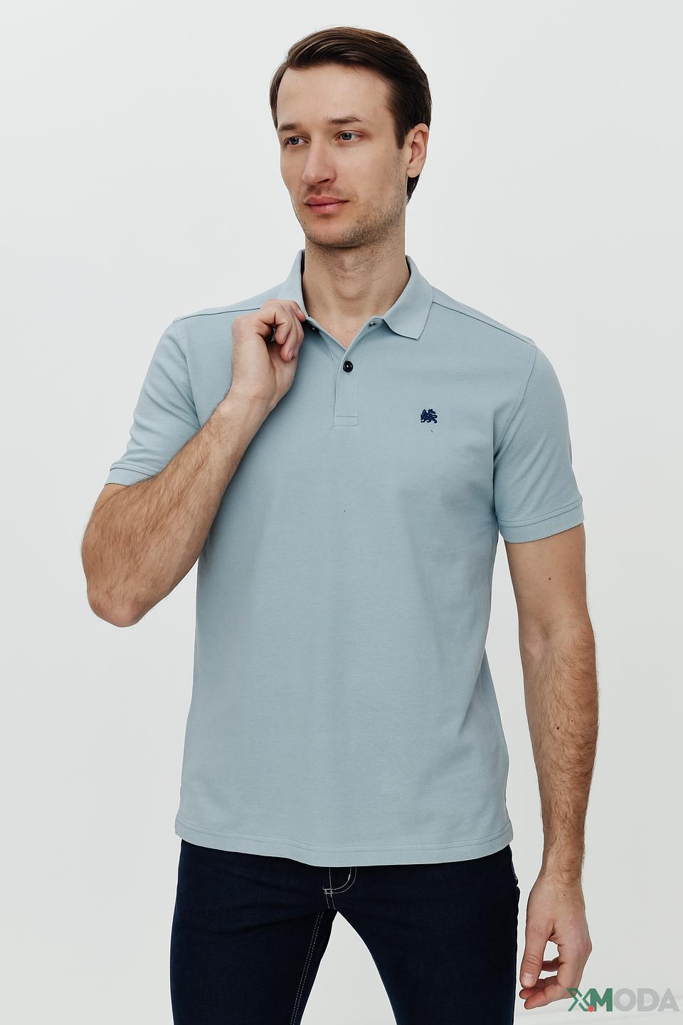 Поло Lerros голубое