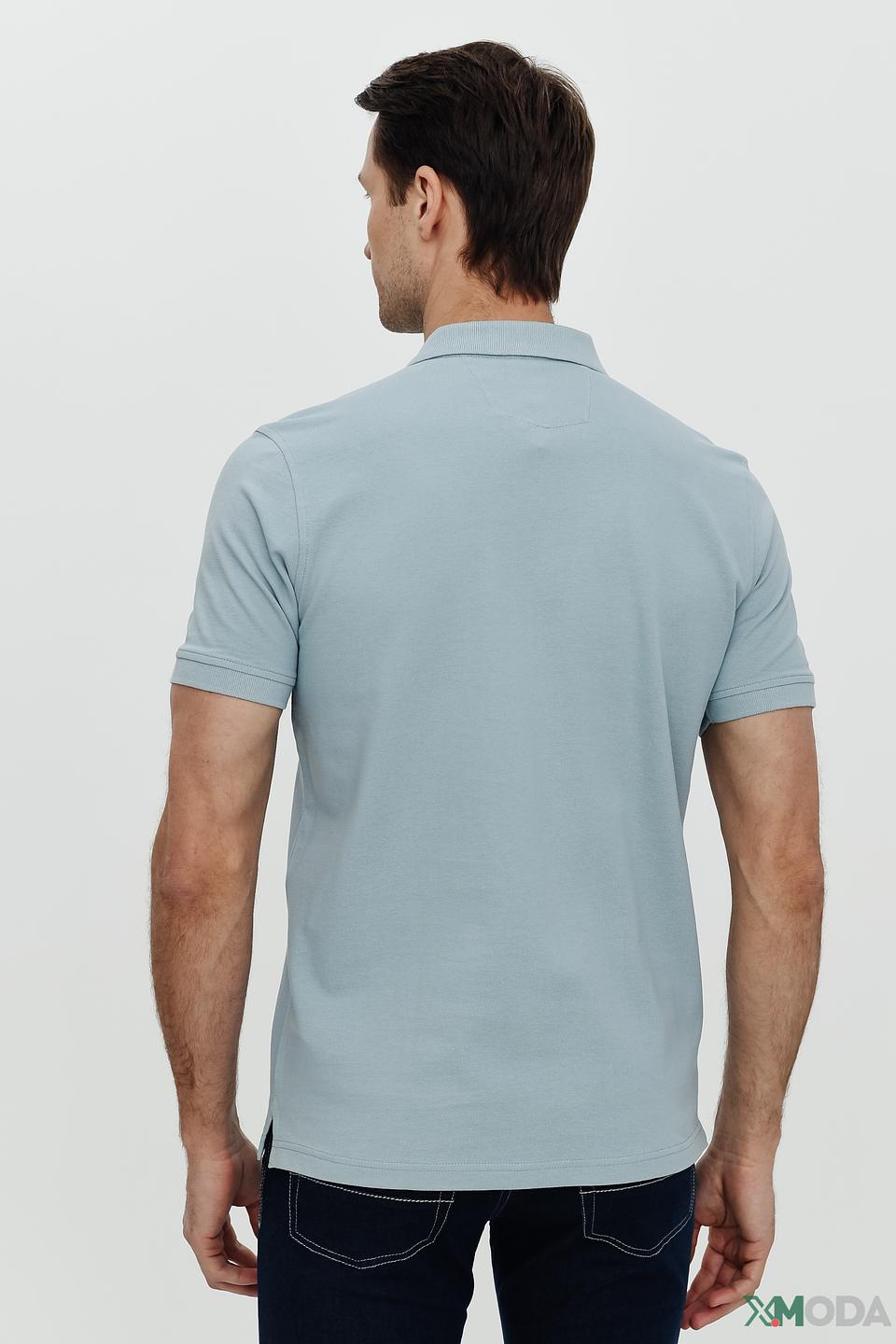 Поло Lerros голубое