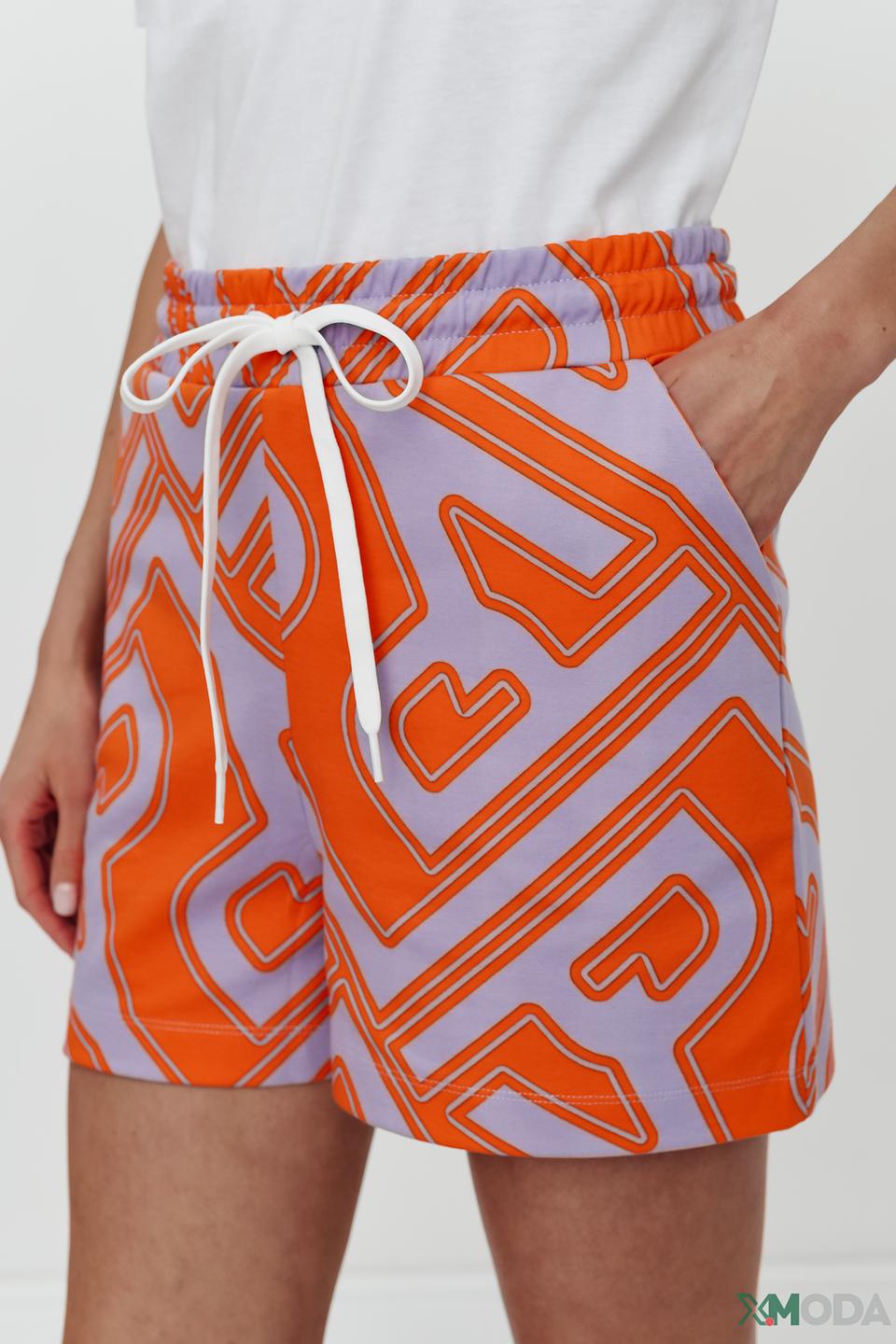 Шорты Ice Play с принтом оранжевый