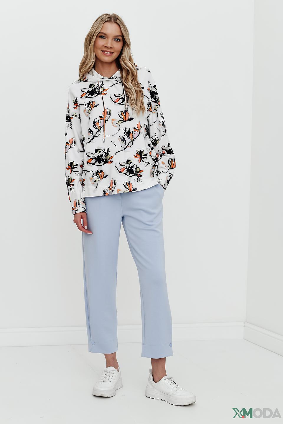 Толстовка Marc Cain с цветочным принтом