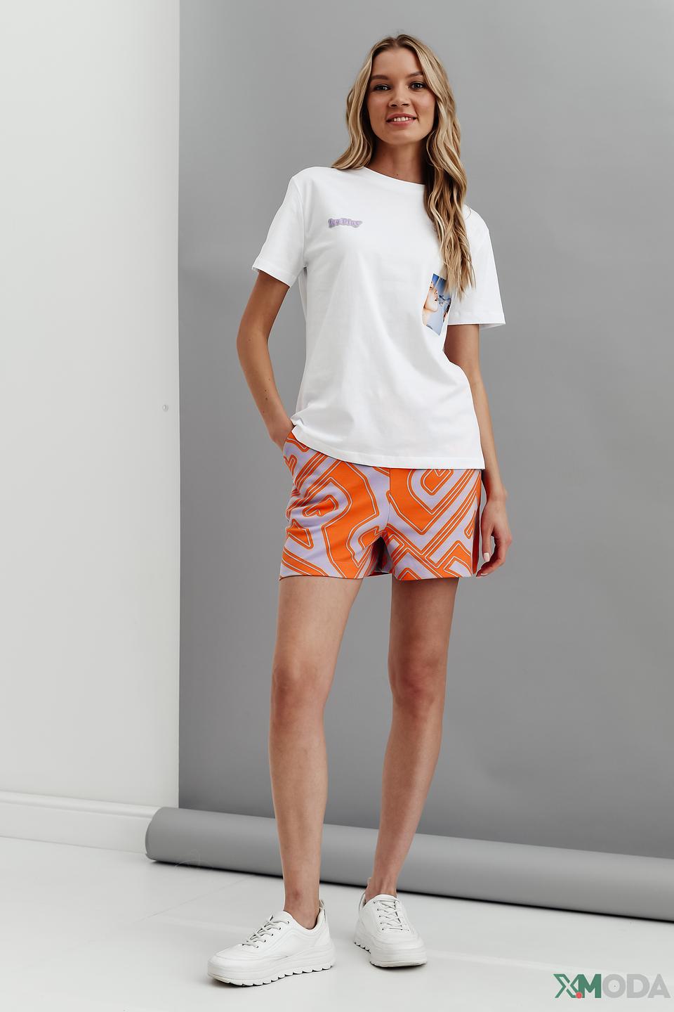 Футболка Ice Play женская белая с принтом