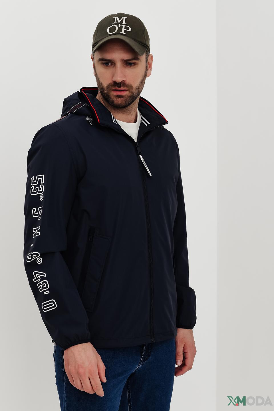 Куртка S4 мужская ветровка синяя