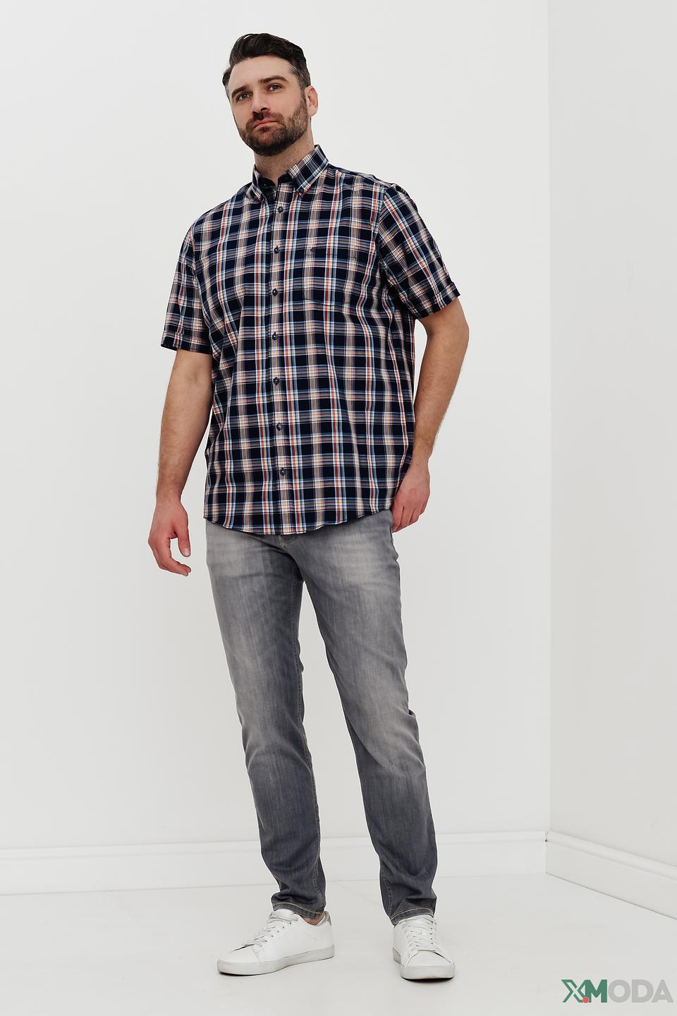 Рубашка кр Casa Moda в клетку