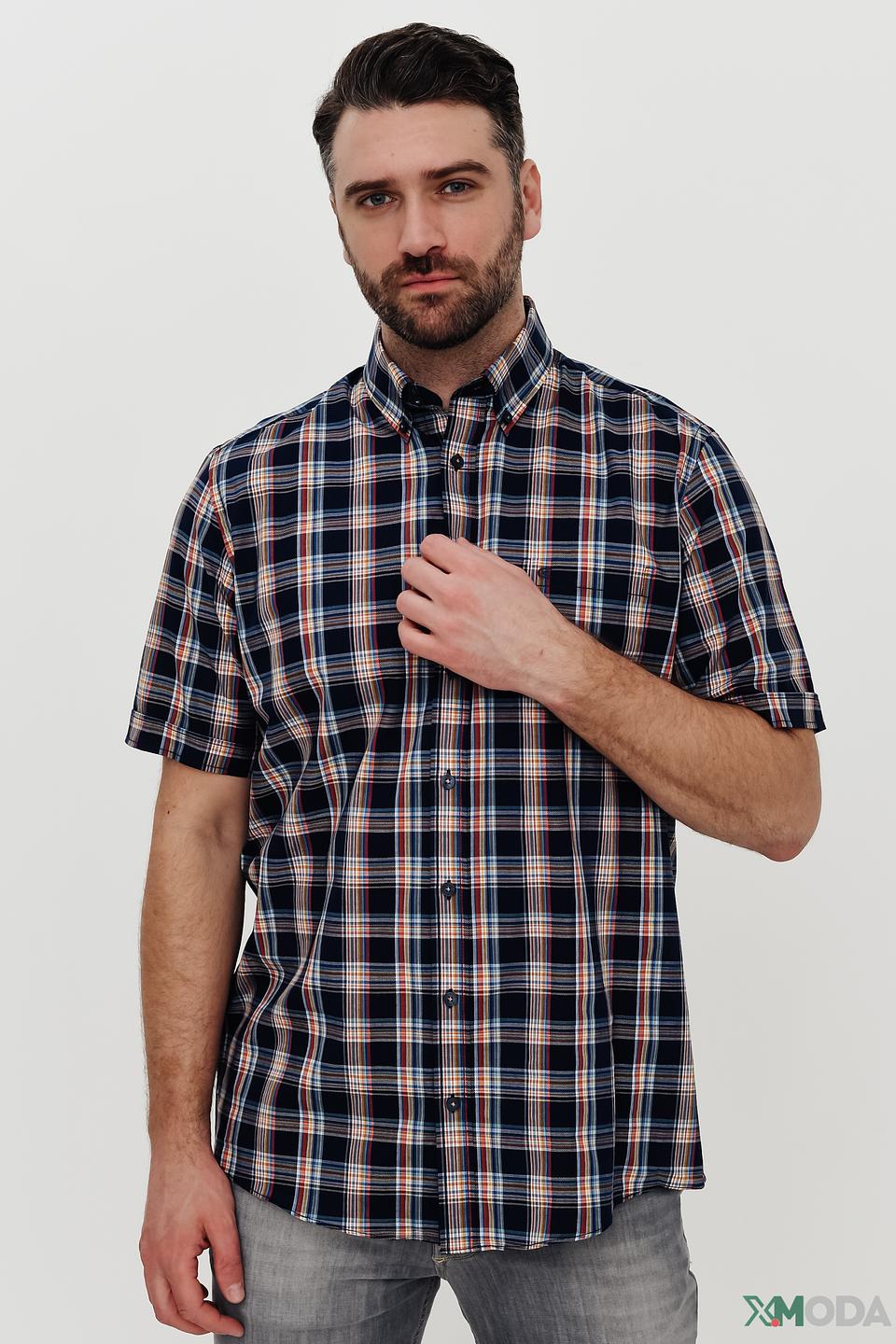 Рубашка кр Casa Moda в клетку