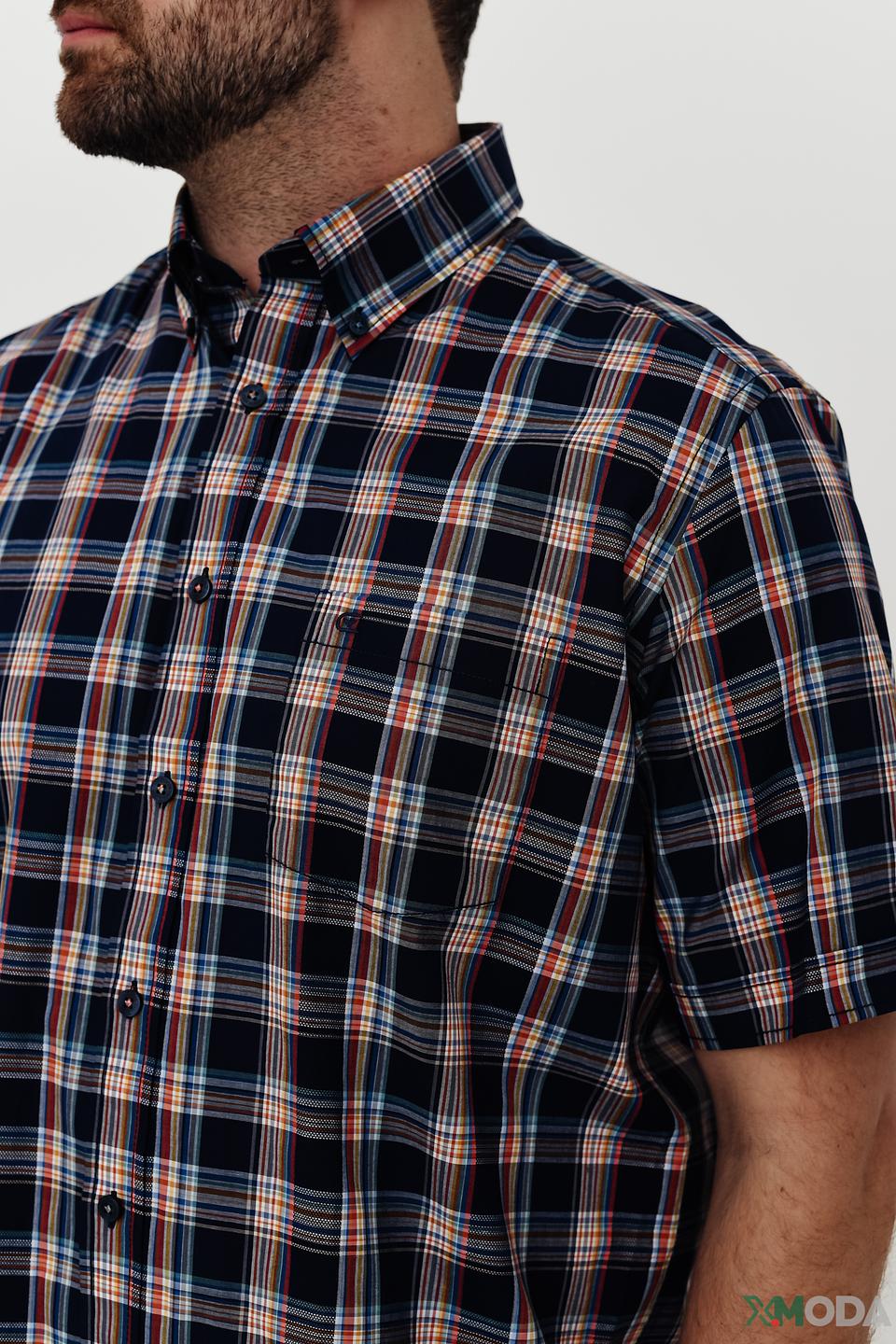 Рубашка кр Casa Moda в клетку