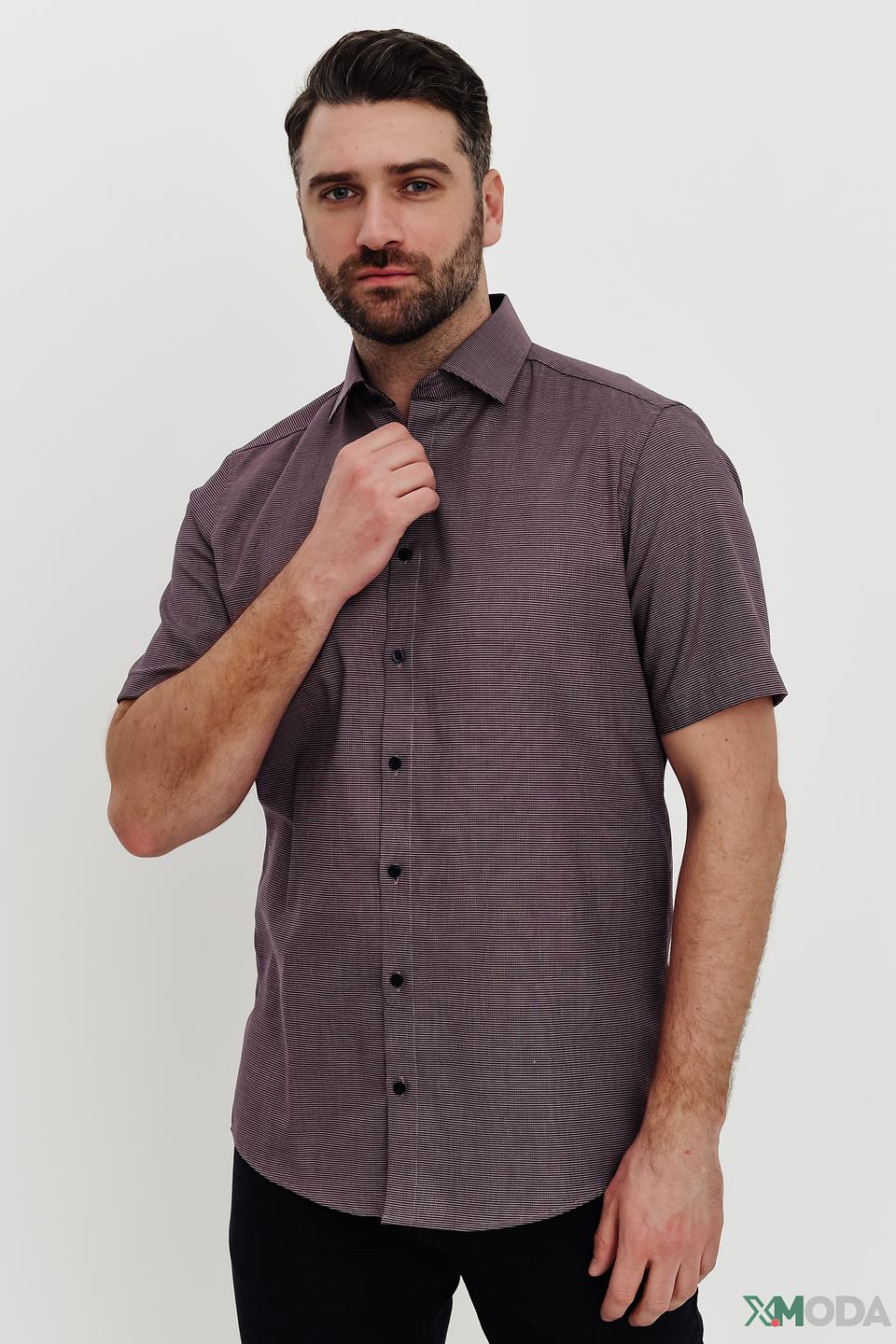 Рубашка кр Venti мужская в клетку