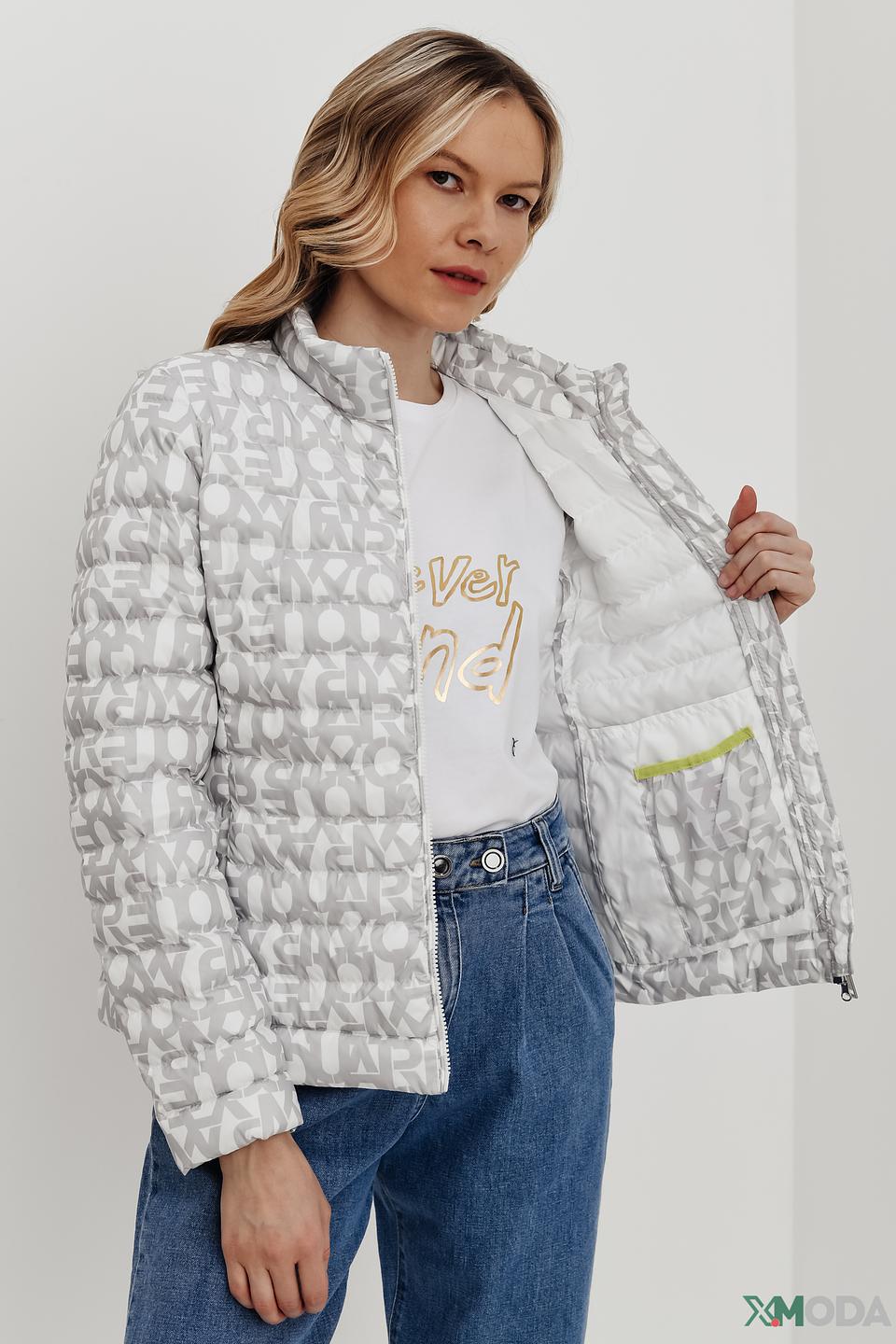 Куртка Fuchs Schmitt с принтом серая