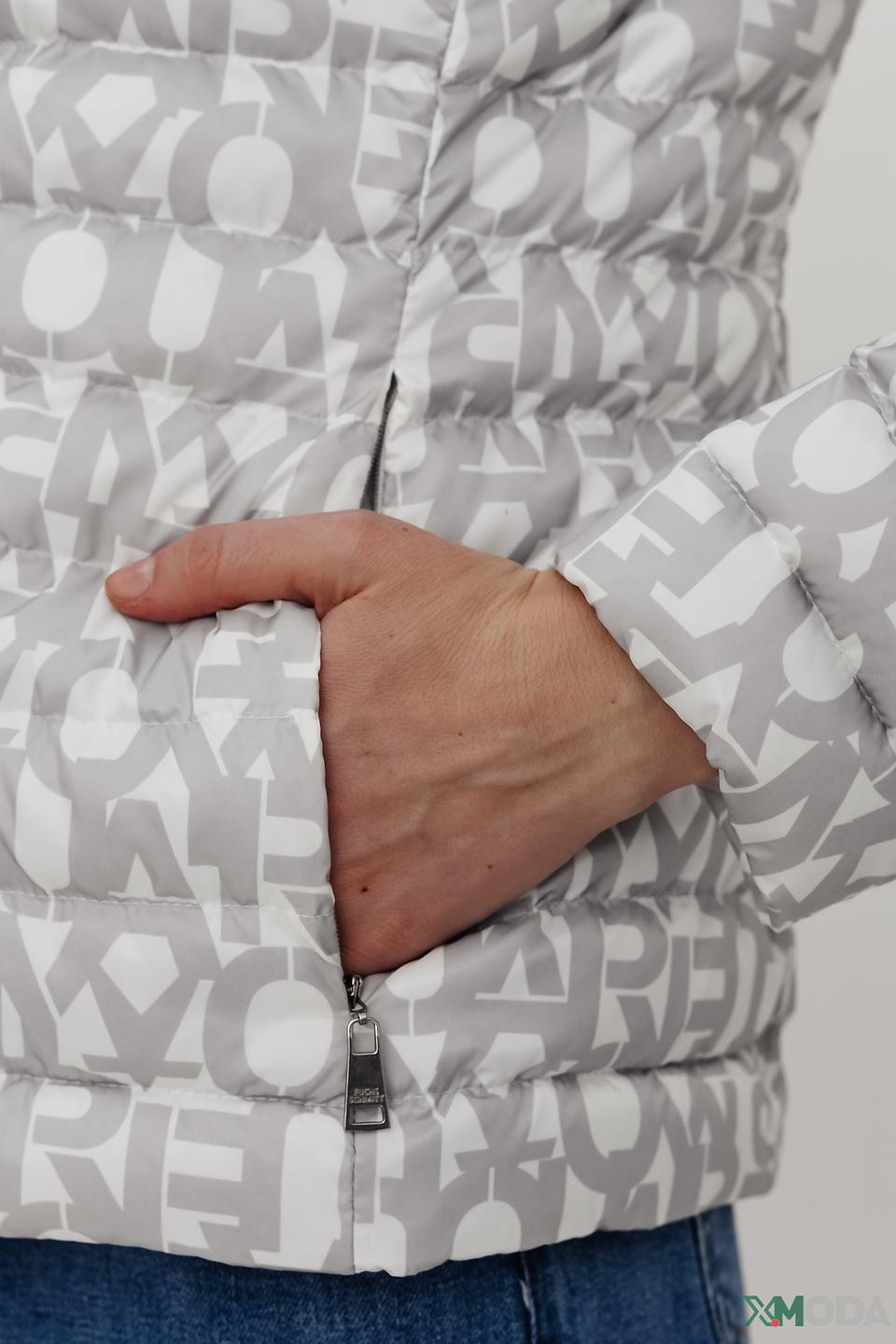 Куртка Fuchs Schmitt с принтом серая