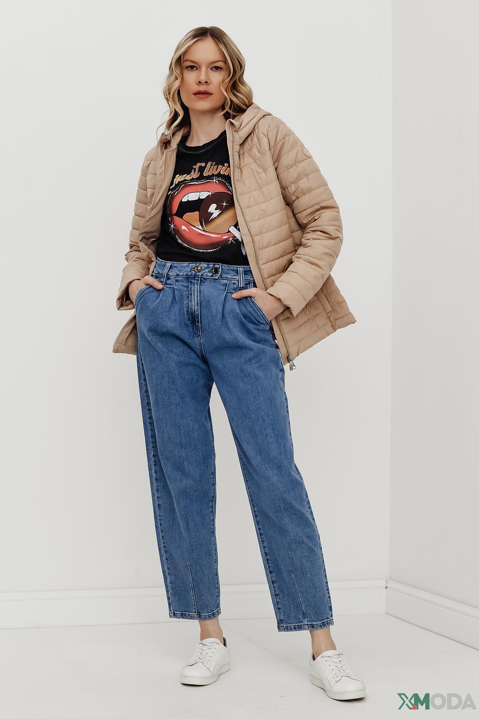 Куртка Olsen стеганая бежевая