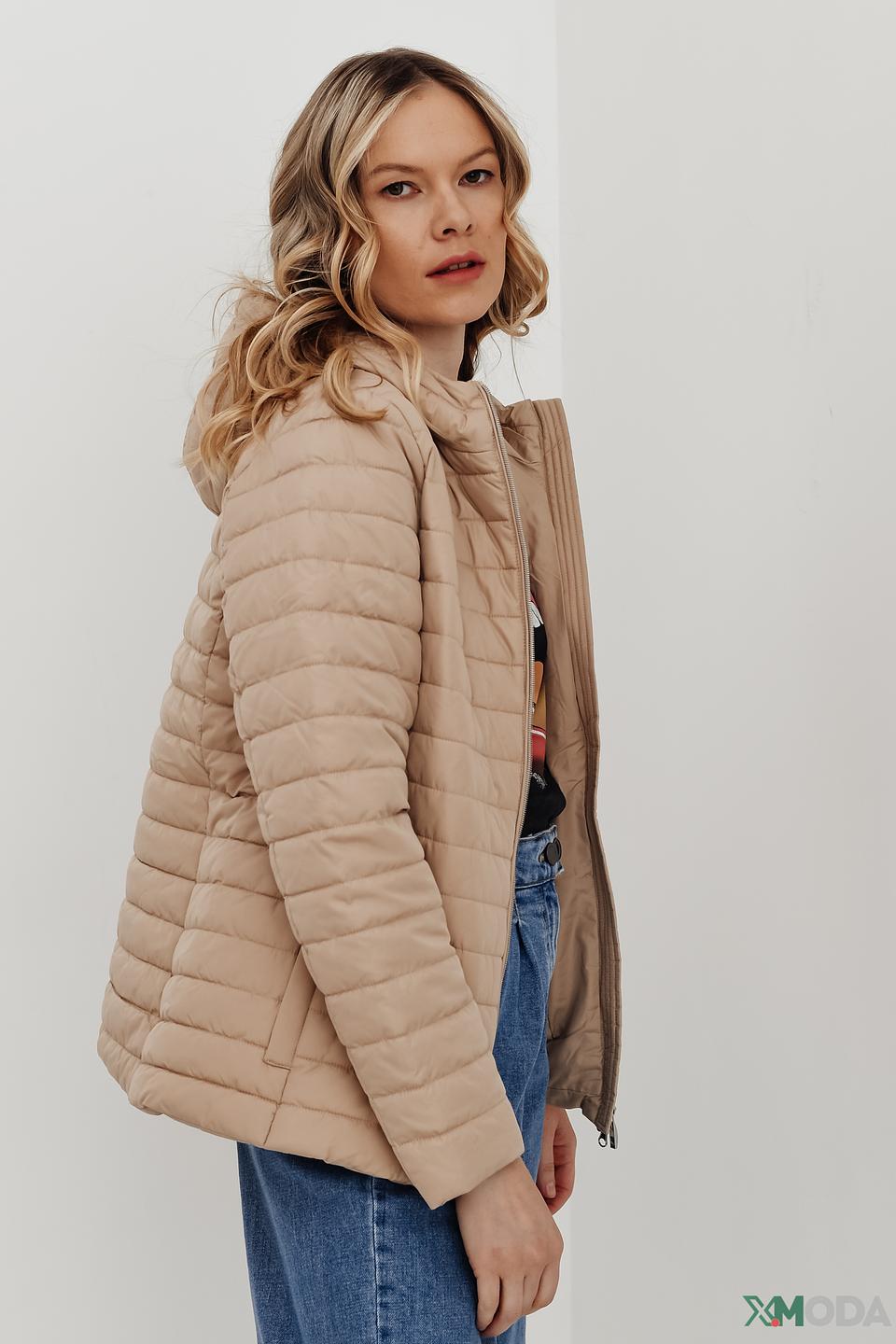 Куртка Olsen стеганая бежевая
