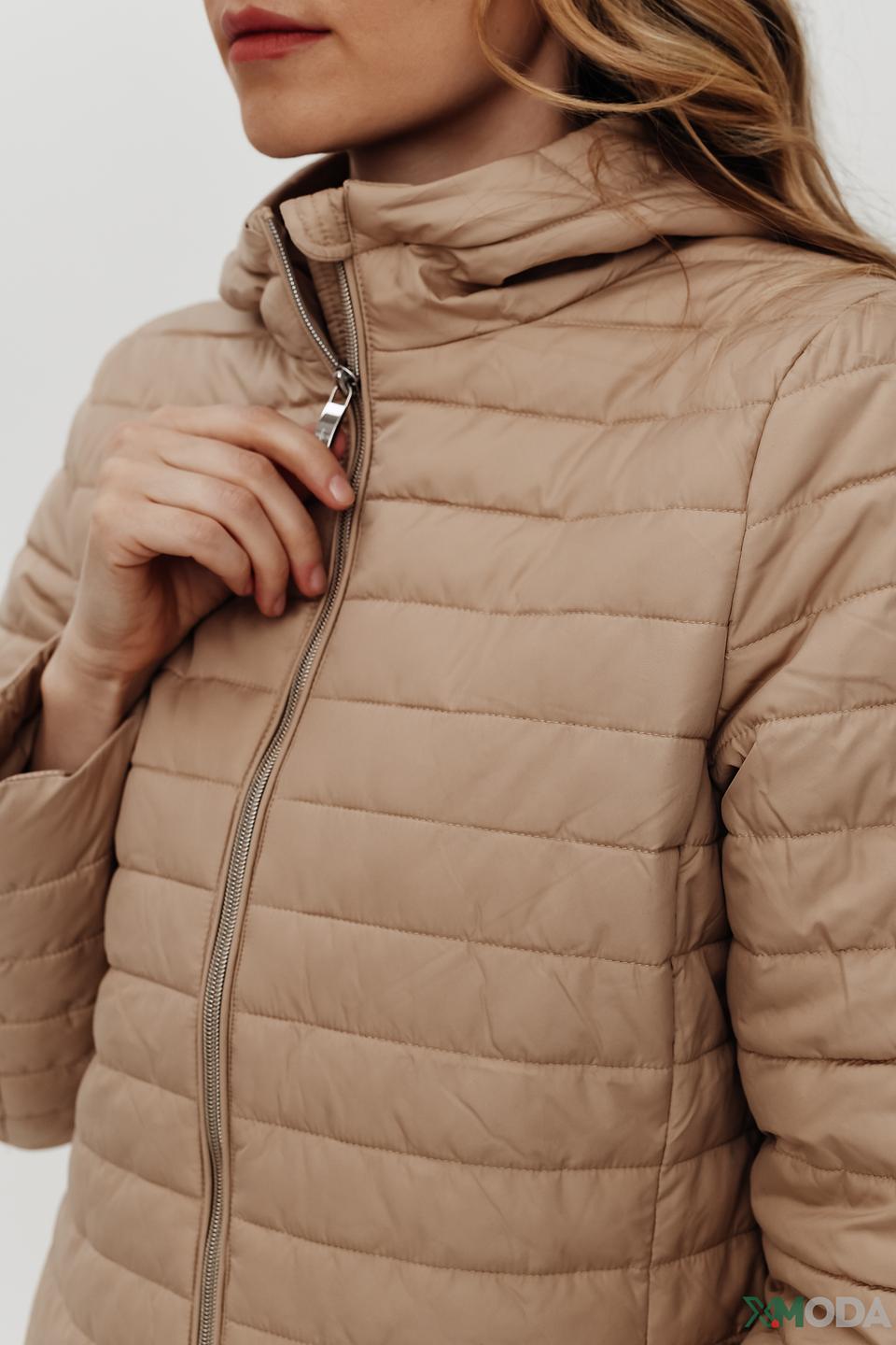 Куртка Olsen стеганая бежевая