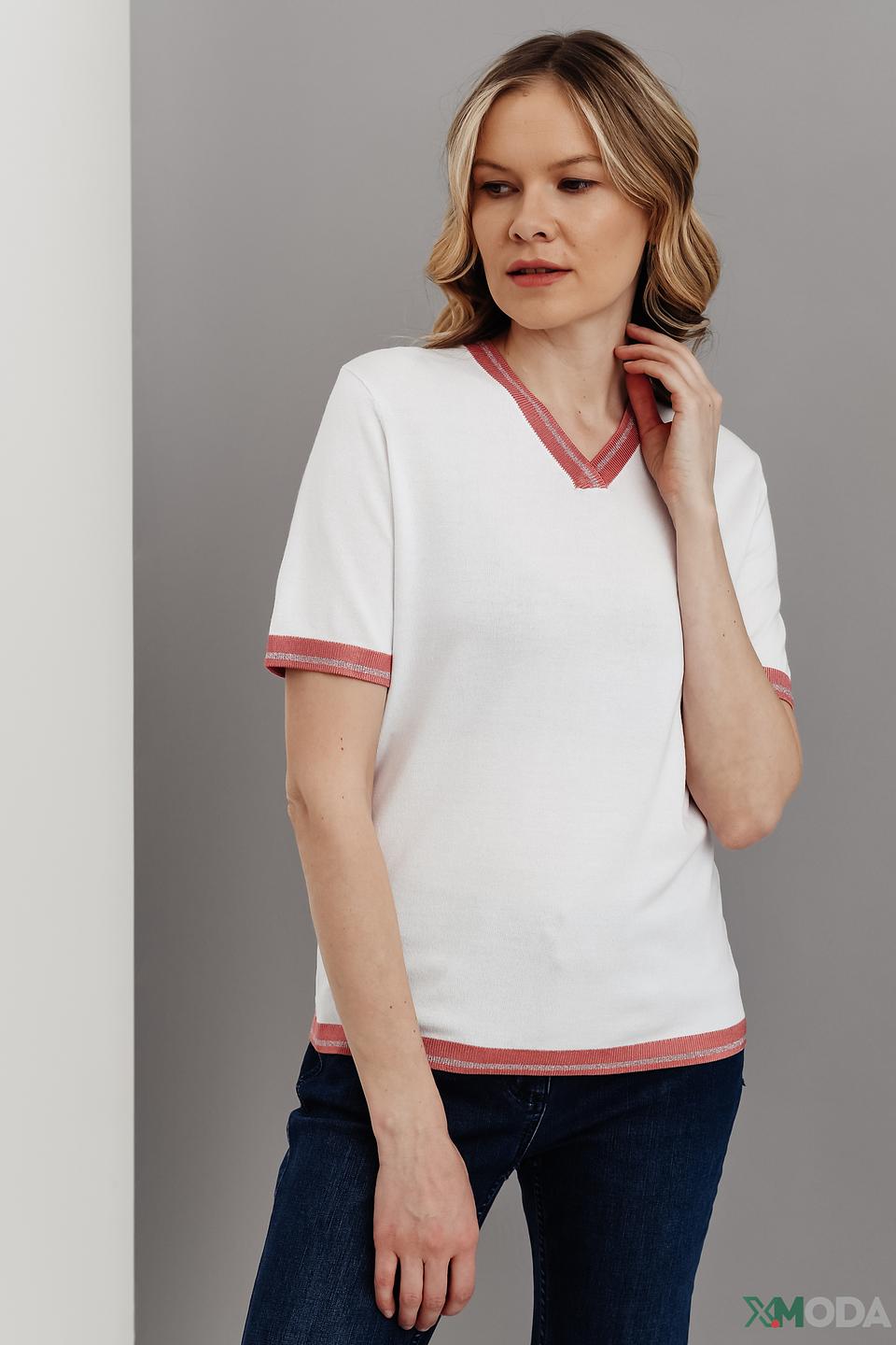 Пуловер Pezzo с V-образным вырезом