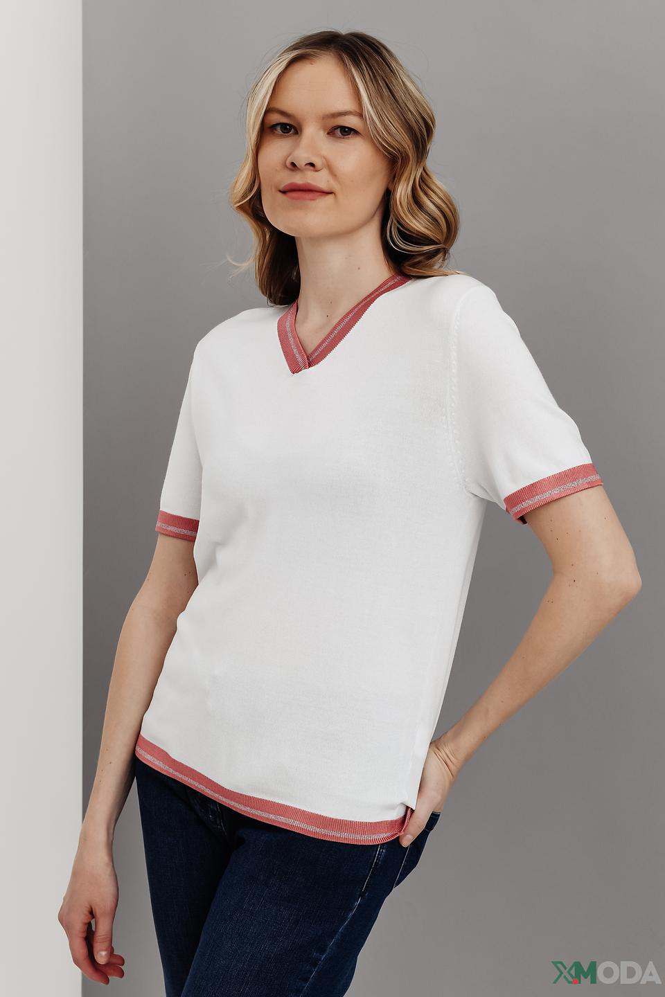 Пуловер Pezzo с V-образным вырезом