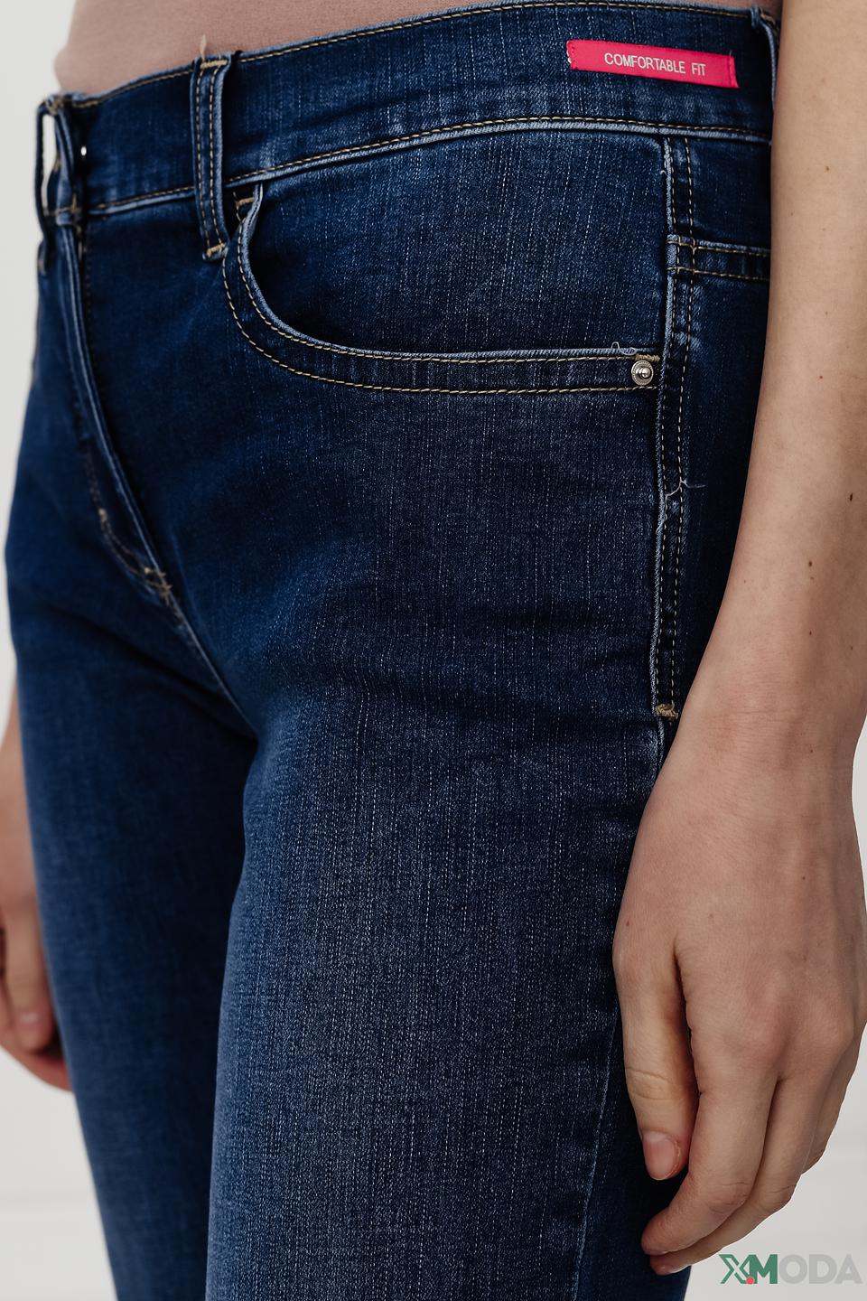 Джинсы Pezzo прямого кроя синие