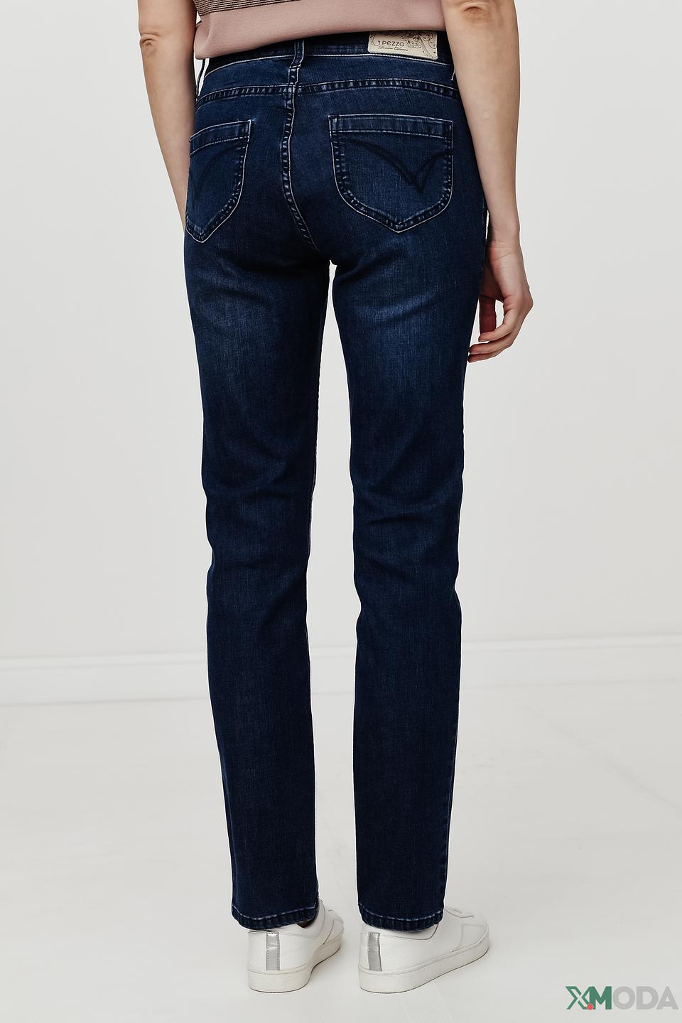 Джинсы Pezzo прямого кроя синие