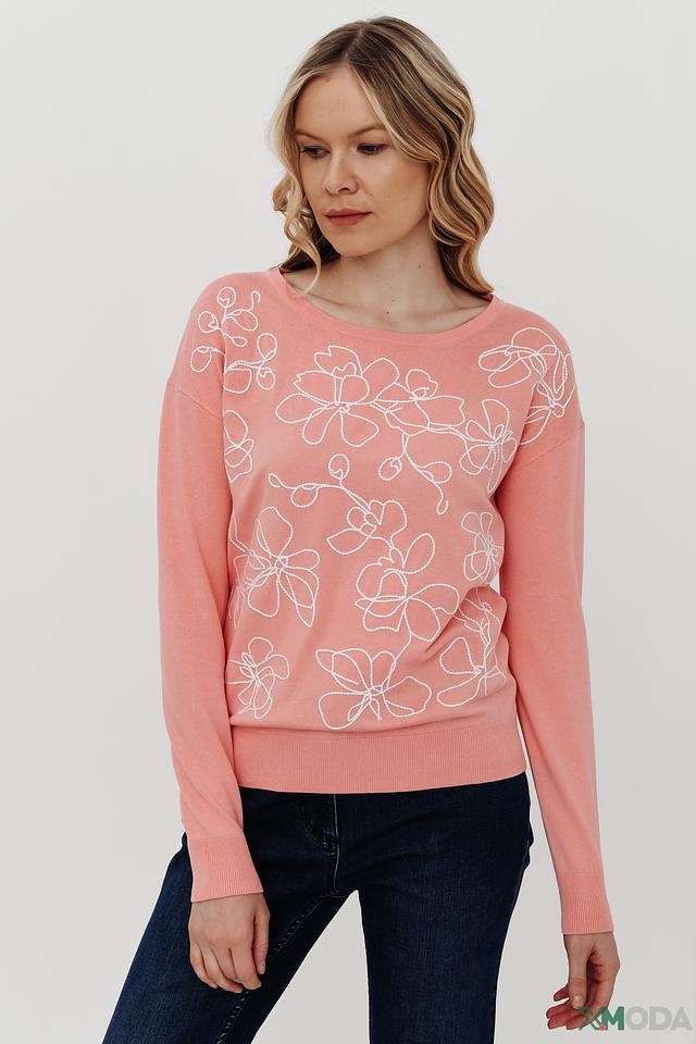 Пуловер Pezzo с цветами