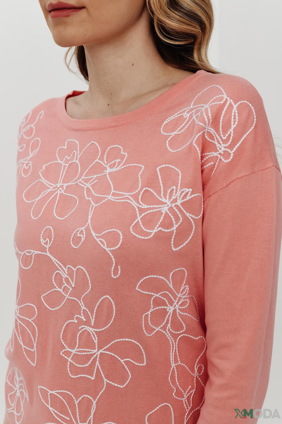 Пуловер Pezzo с цветами