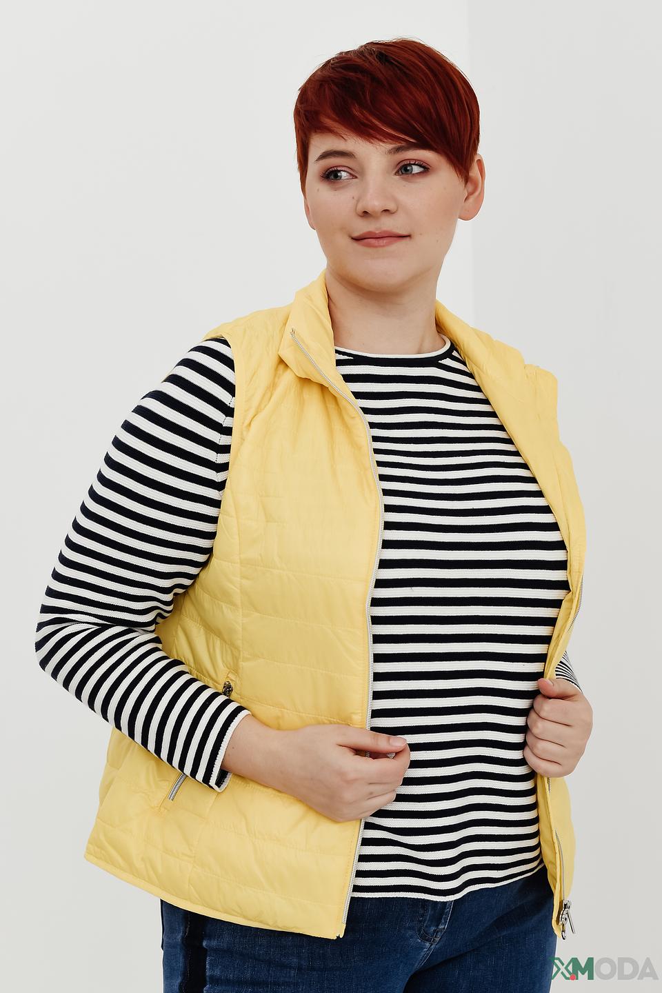 Жилет Frank Walder стеганый жёлтый