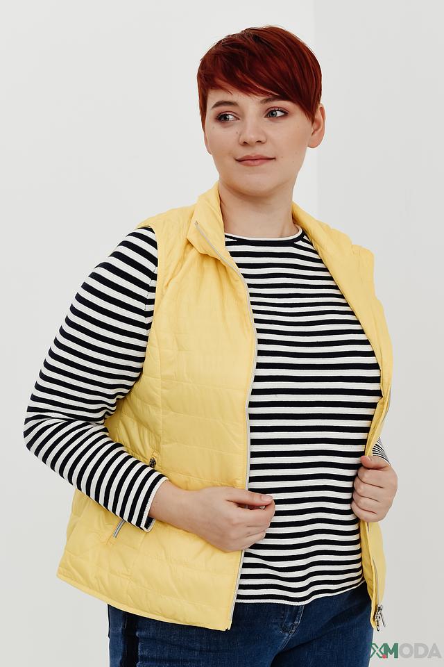 Жилет Frank Walder стеганый жёлтый