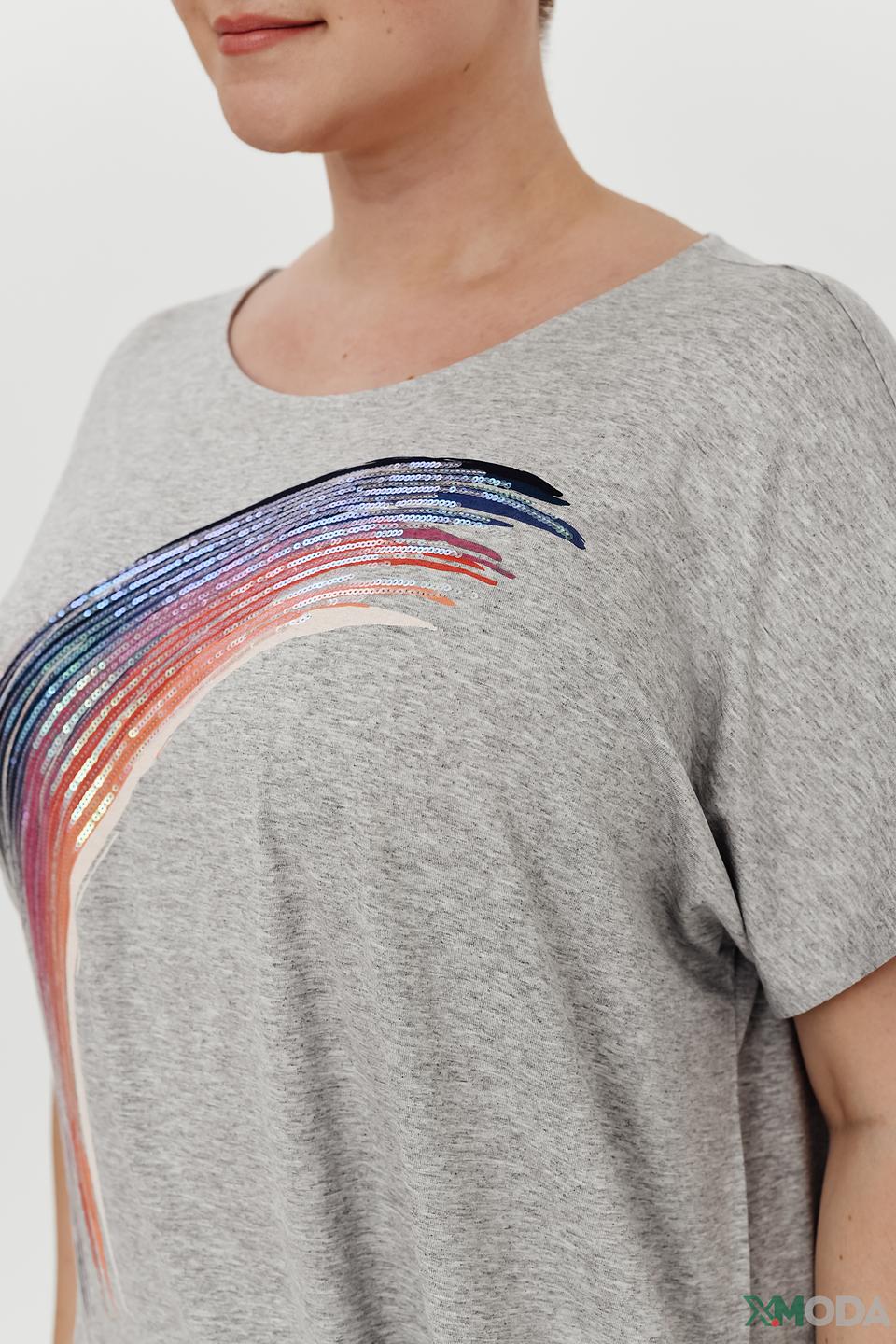 Футболка Via Appia с радугой