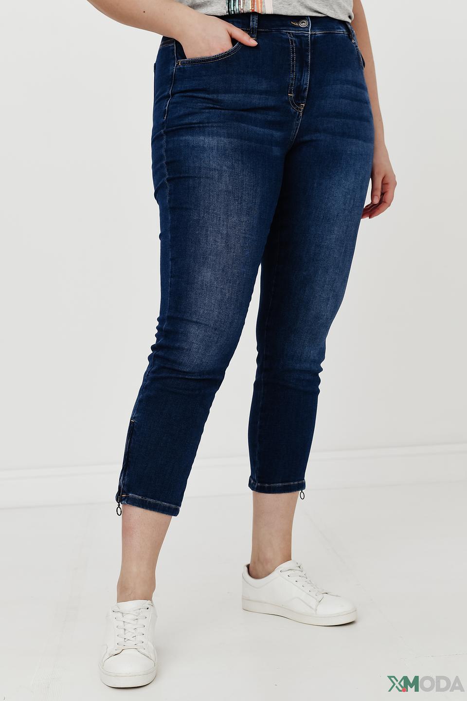 Джинсы Via Appia узкие, тёмно-синие