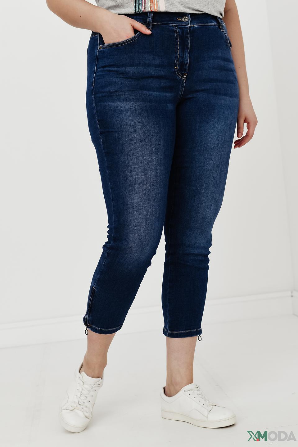 Джинсы Via Appia узкие, тёмно-синие