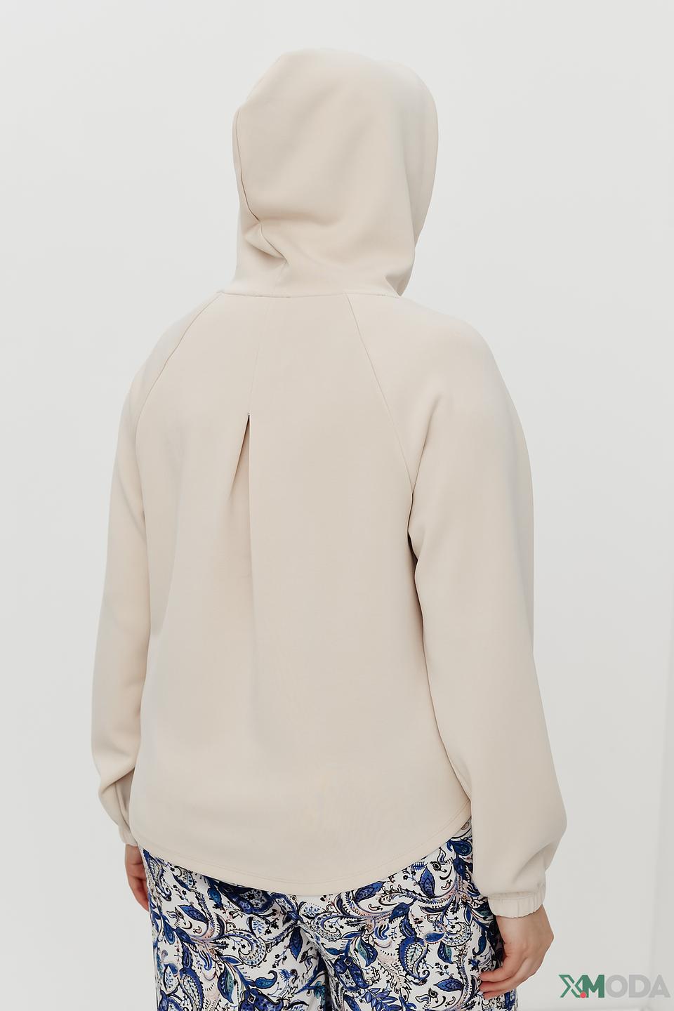 Пуловер Taifun с капюшоном бежевый