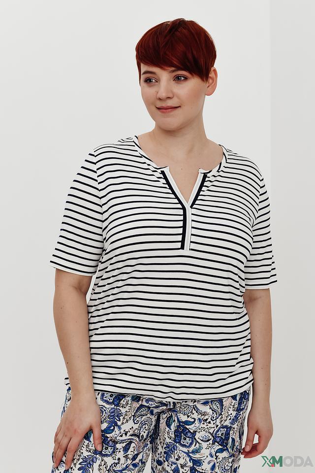 Блуза Frapp в полоску