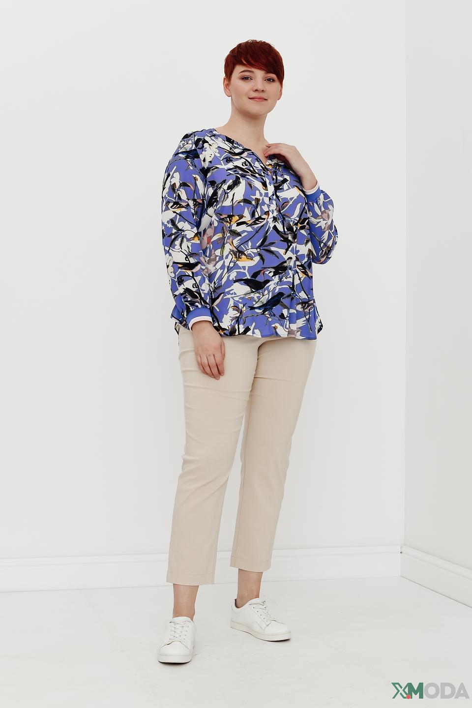 Блуза Frapp с цветочным принтом