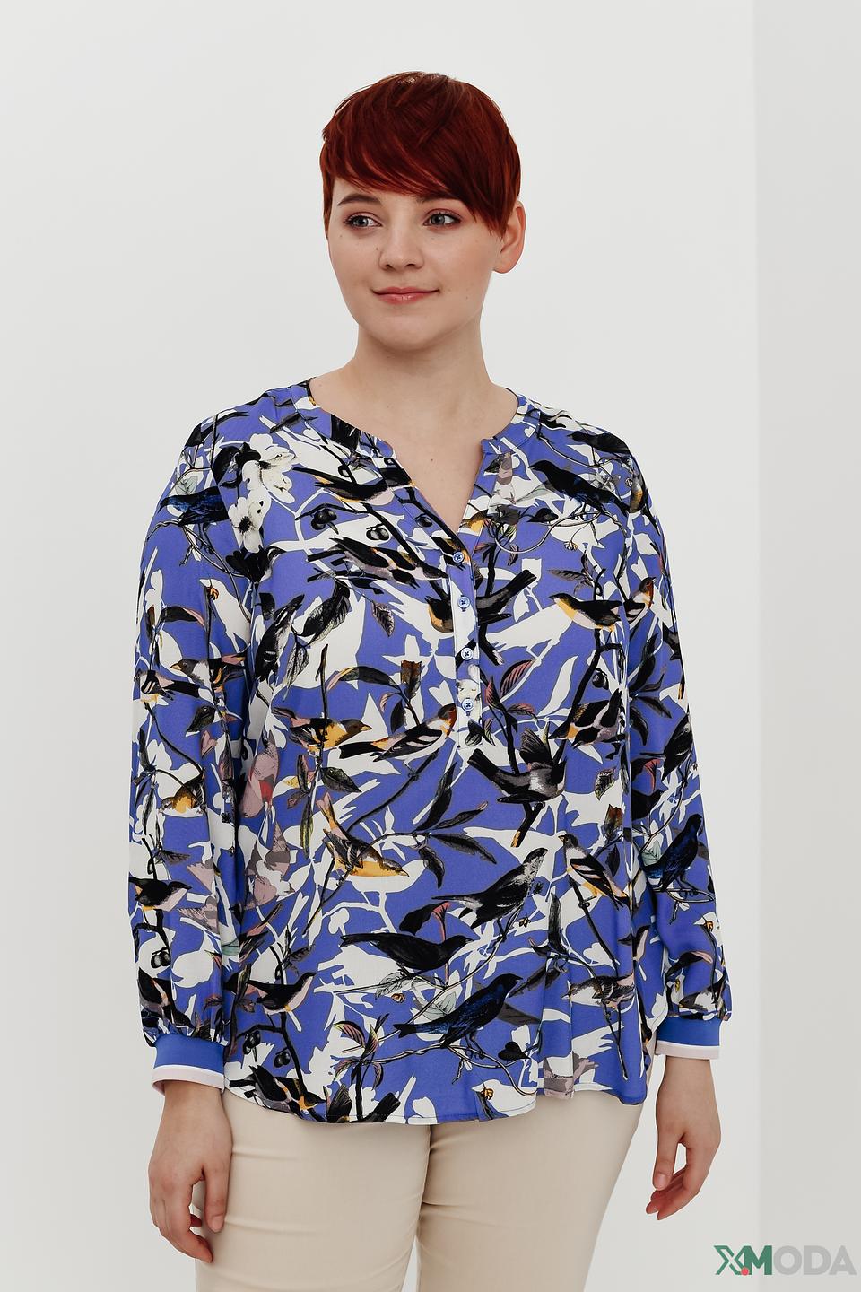 Блуза Frapp с цветочным принтом