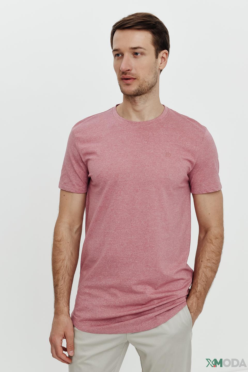 Футболка Tom Tailor меланж розовая