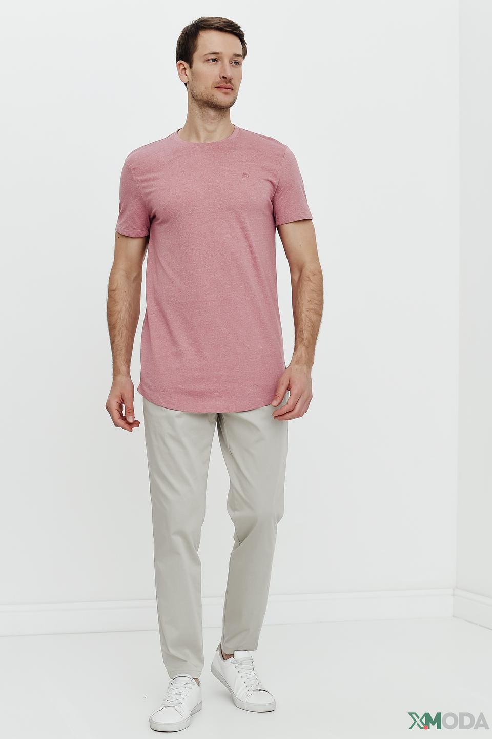 Футболка Tom Tailor меланж розовая