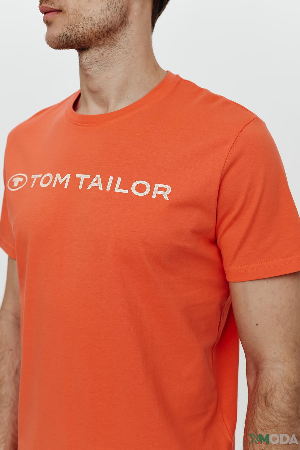 Футболка Tom Tailor оранжевая