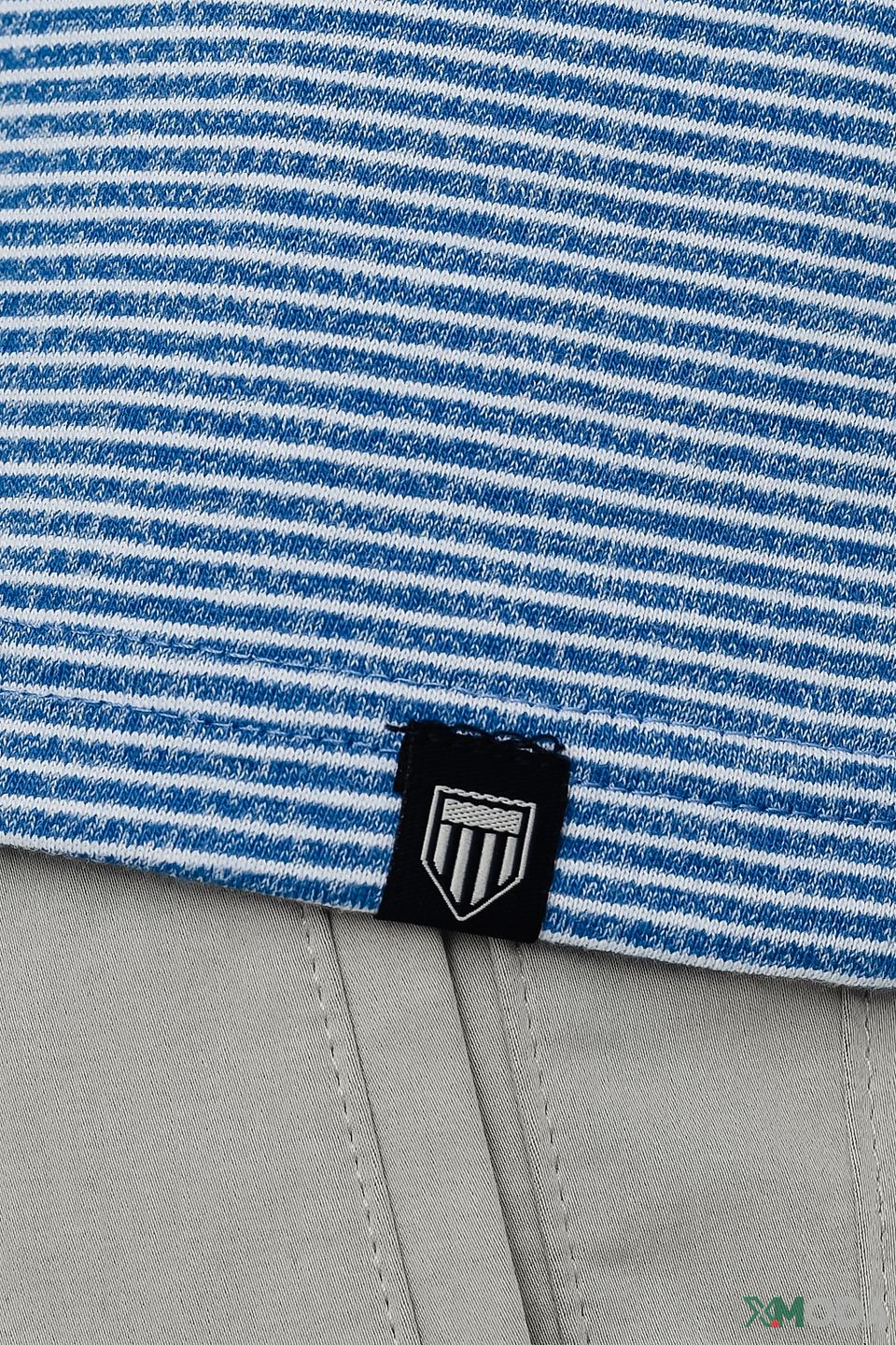 Футболка Basefield в полоску голубую