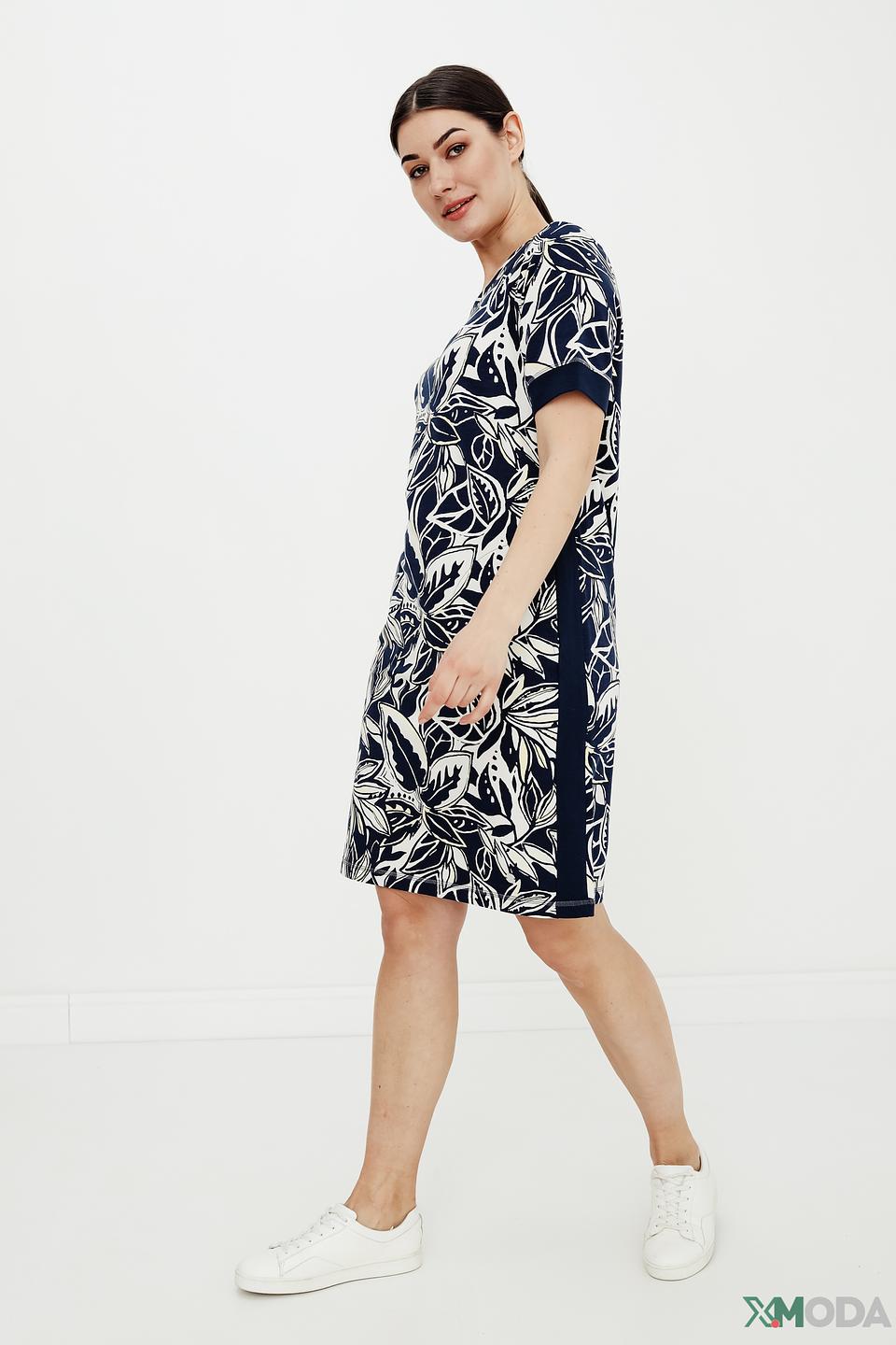 Платье Lecomte с цветочным принтом