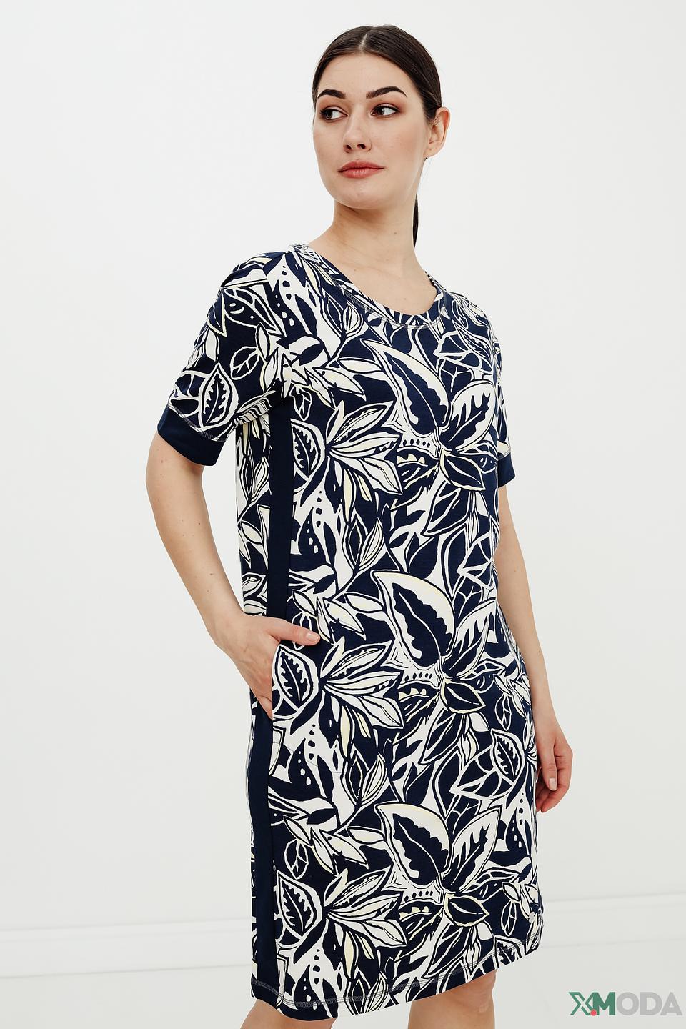 Платье Lecomte с цветочным принтом