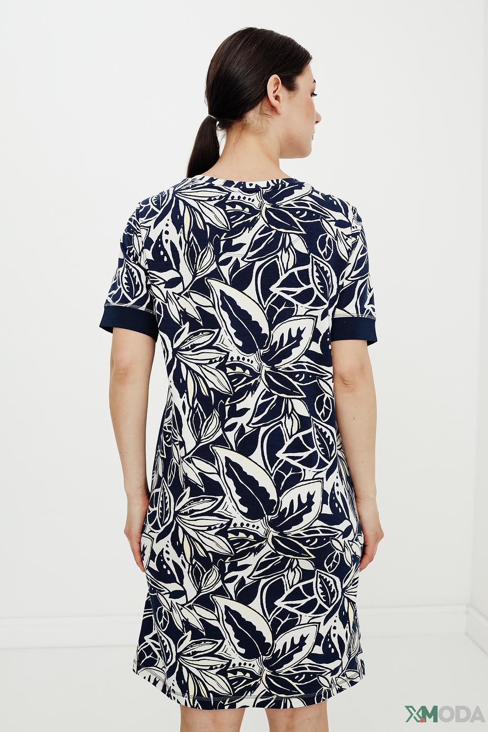 Платье Lecomte с цветочным принтом