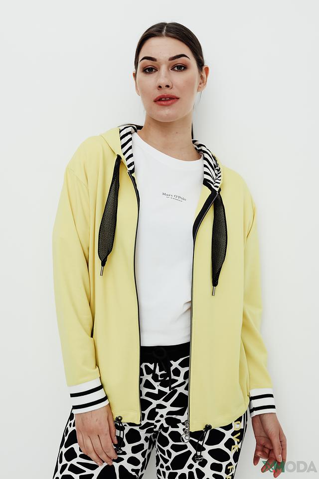 Жакет Tuzzi с капюшоном жёлтый