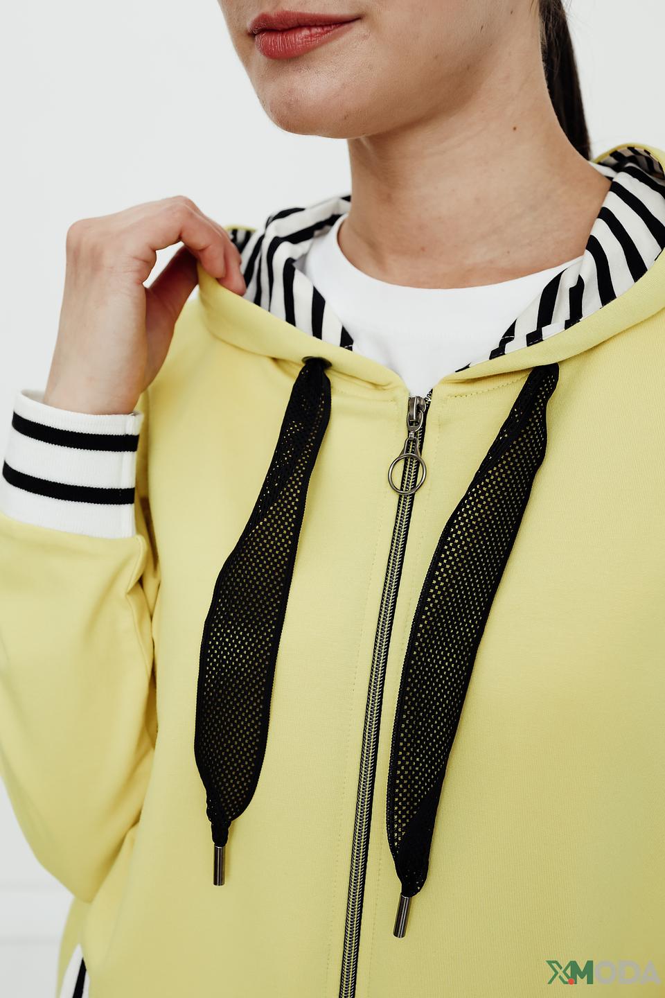 Жакет Tuzzi с капюшоном жёлтый