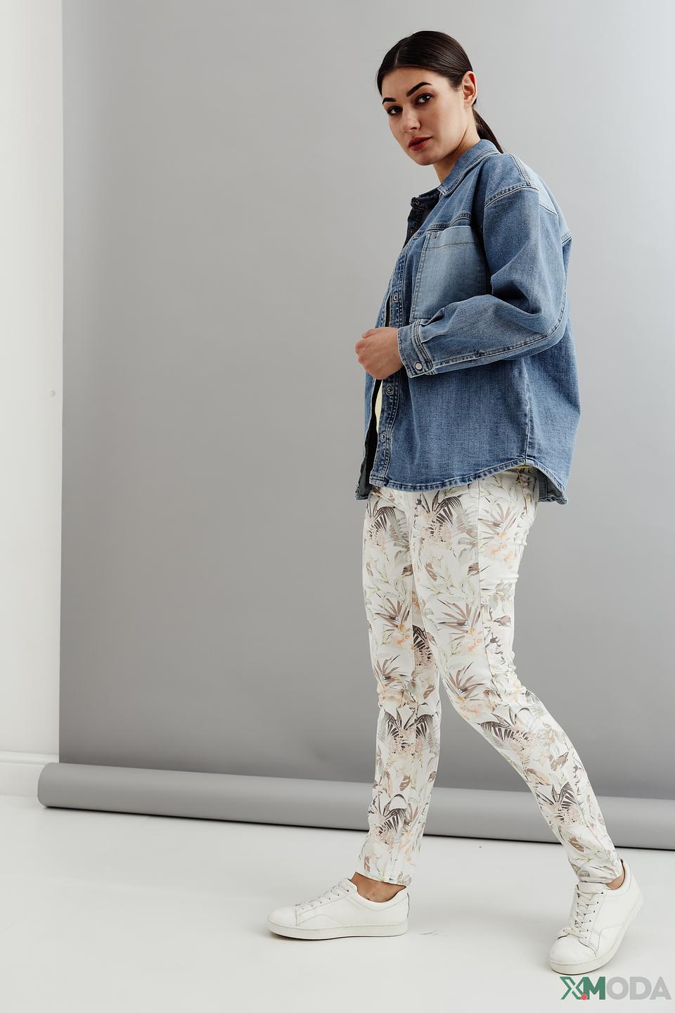 Брюки Angels с цветочным принтом