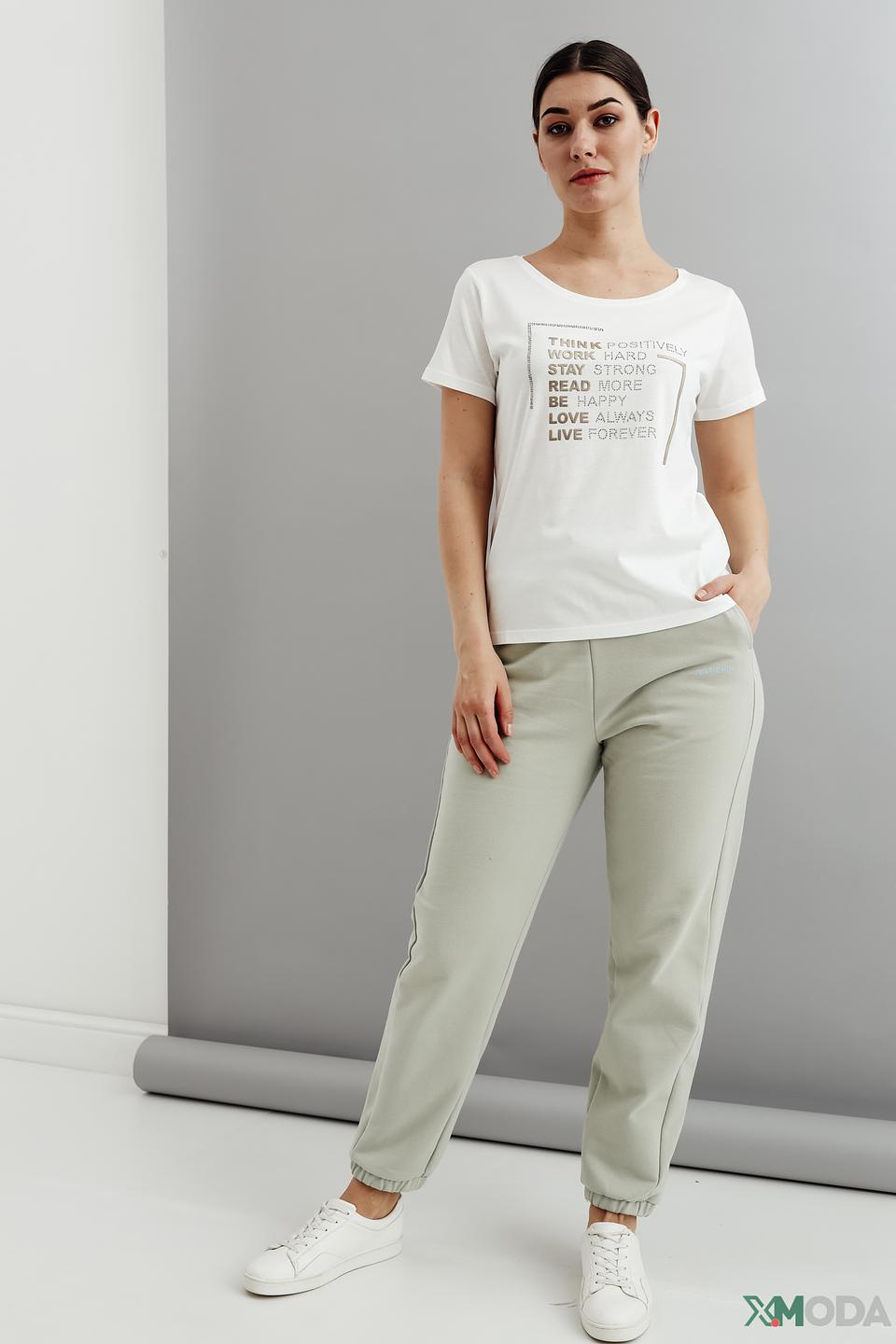 Футболка Monari с принтом белый