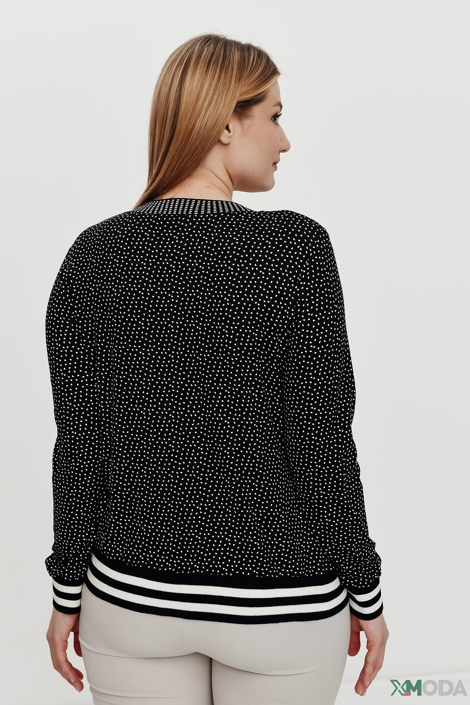 Жакет Eugen Klein в горошек чёрный