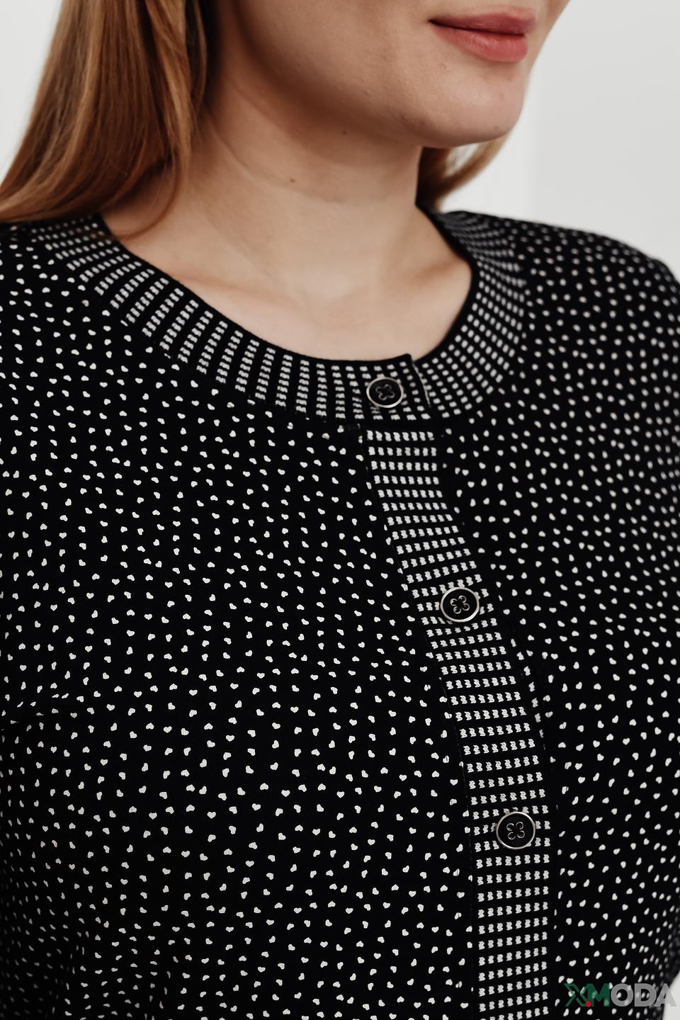 Жакет Eugen Klein в горошек чёрный