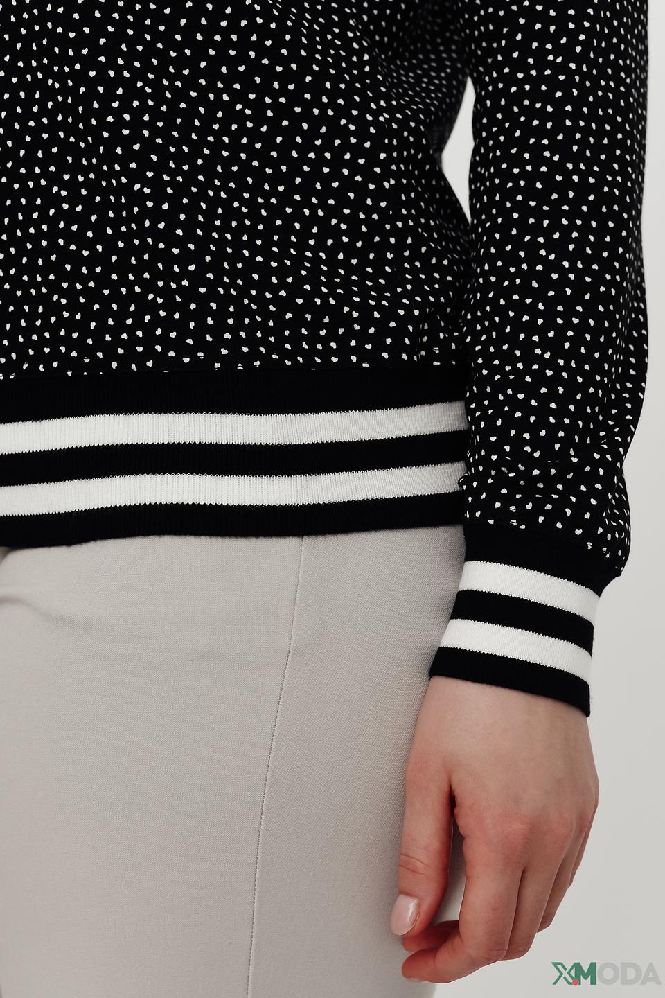 Жакет Eugen Klein в горошек чёрный