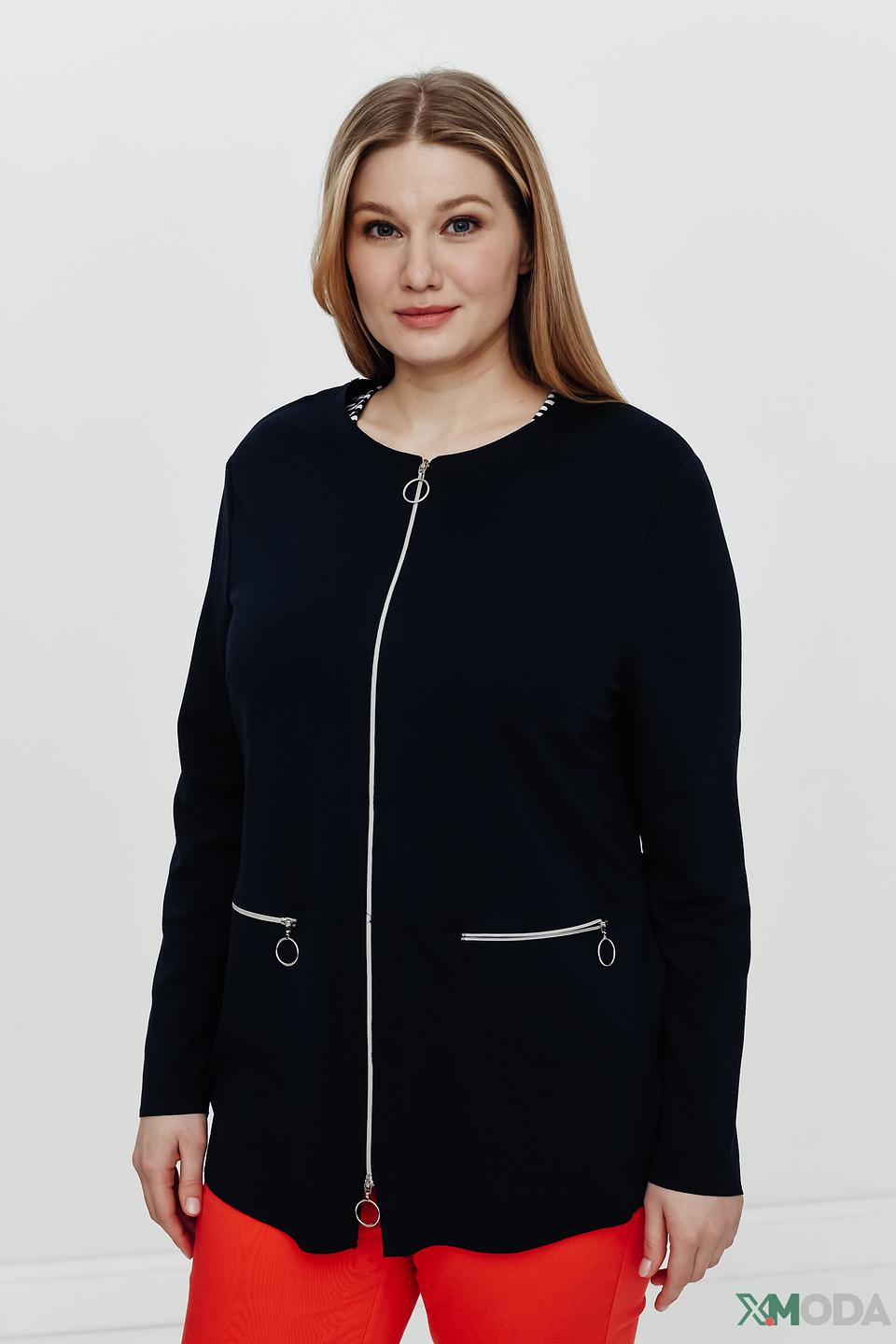 Жакет Frank Walder с молнией черный