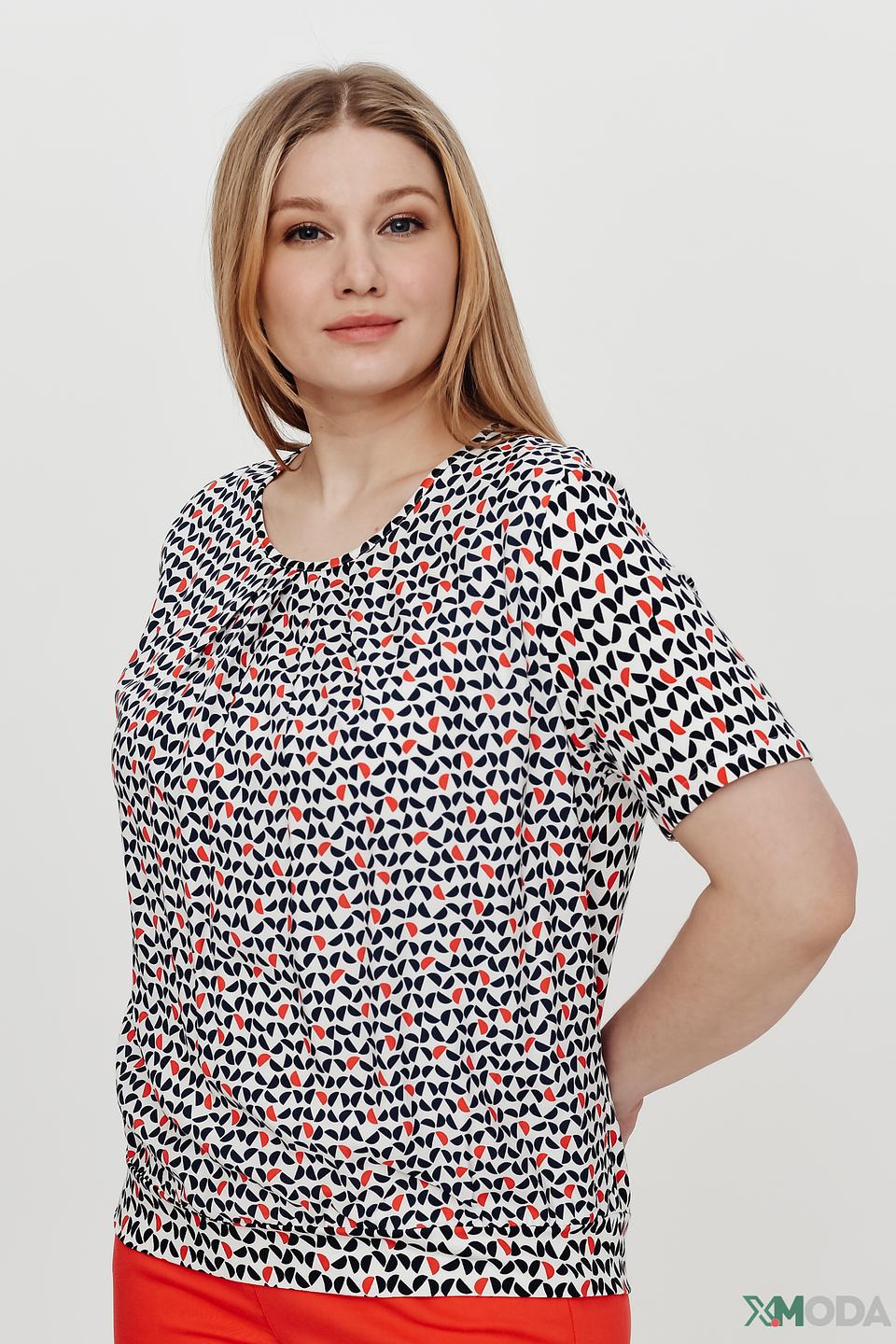 Блуза Frank Walder с принтом