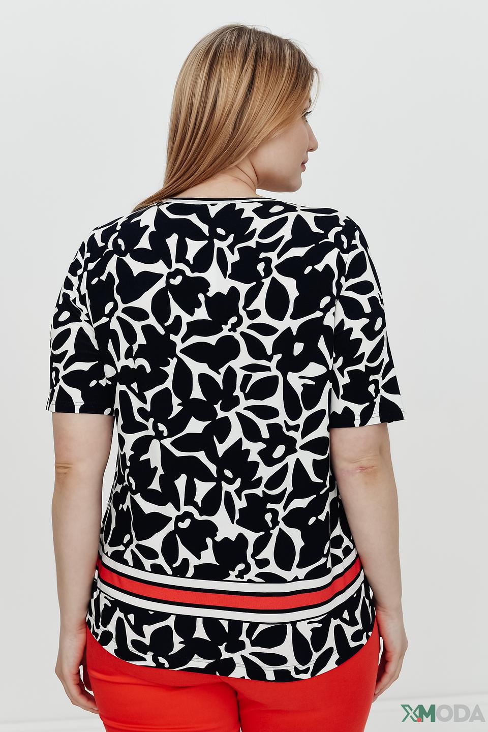 Блуза Frank Walder с принтом